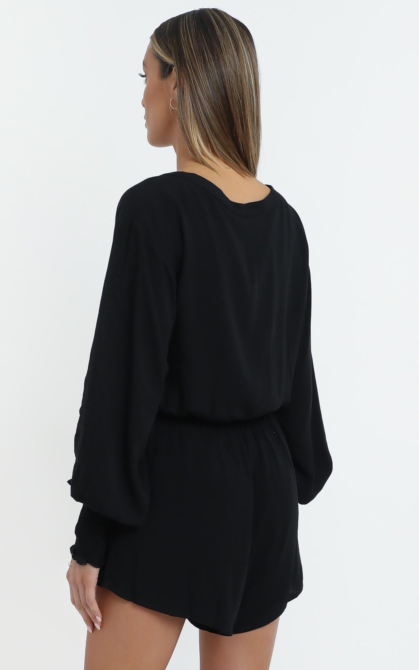 Javana Playsuit in Black