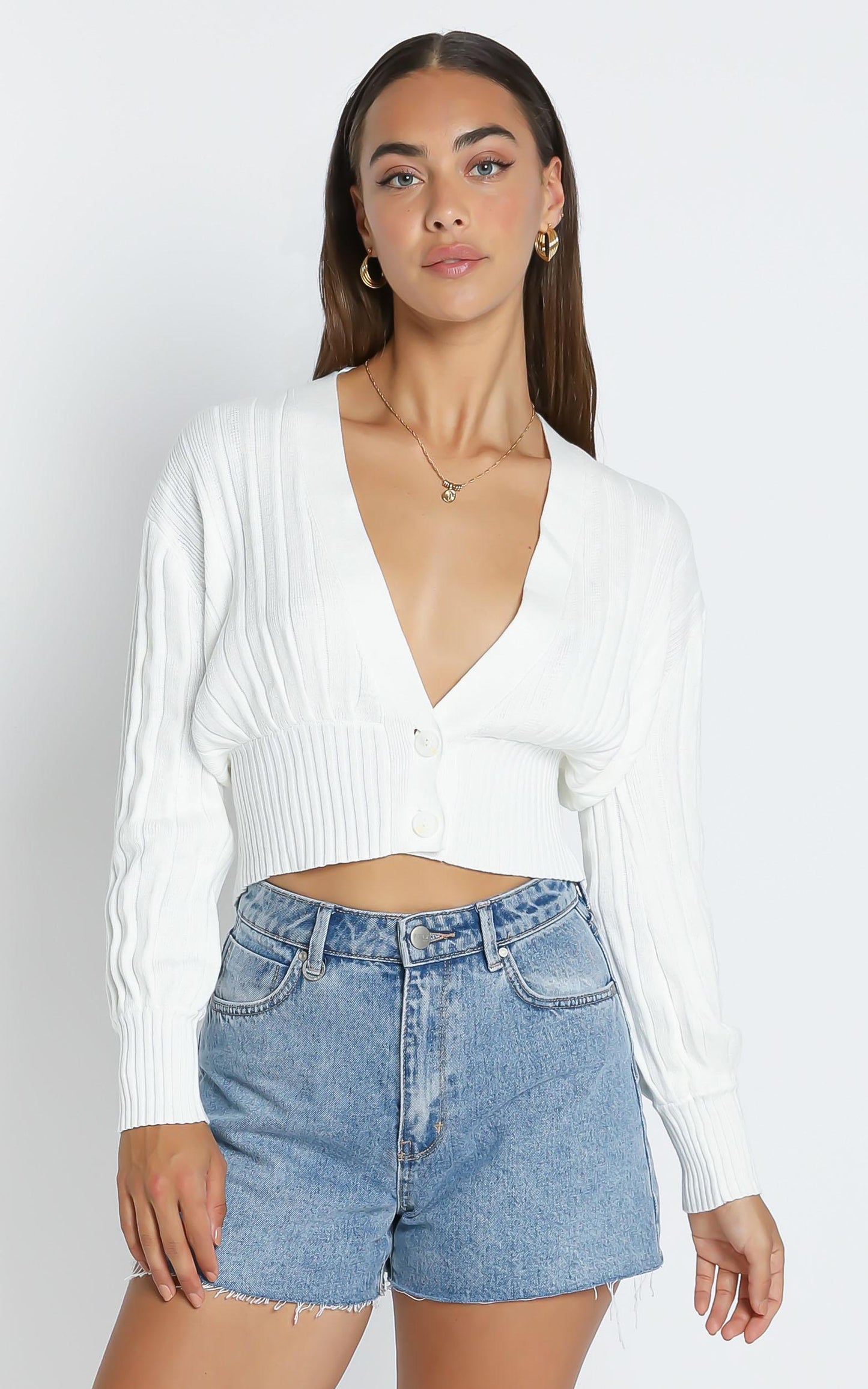 Jayce Knit Jumper in White