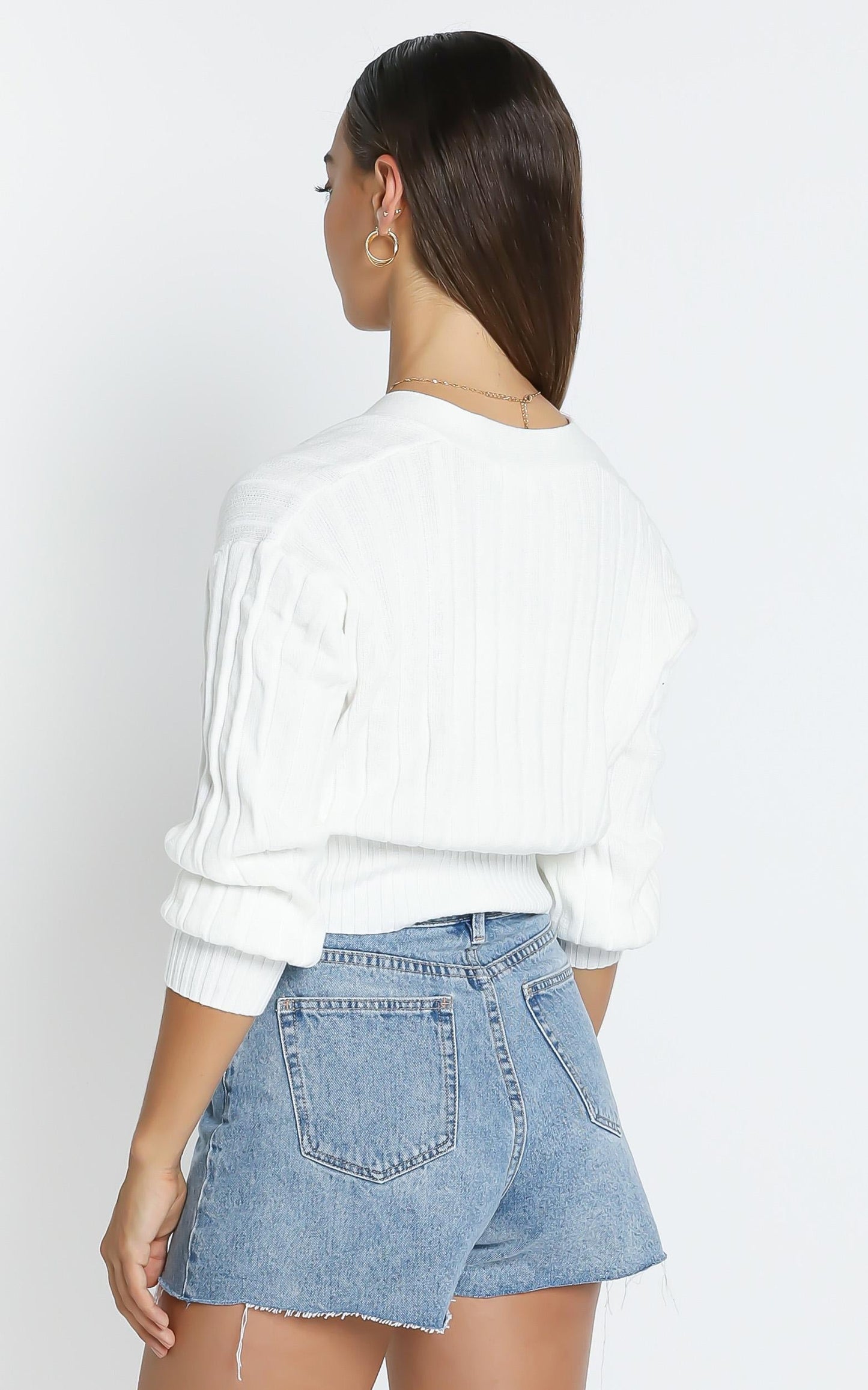 Jayce Knit Jumper in White