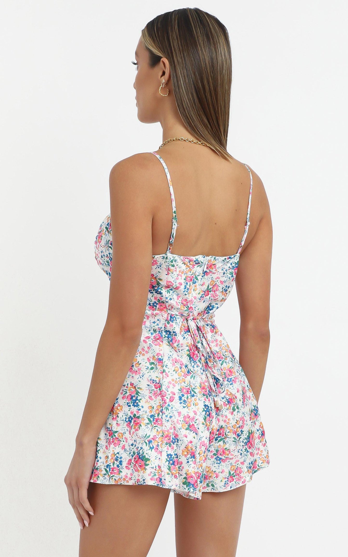 Jada Playsuit in Vivid Floral