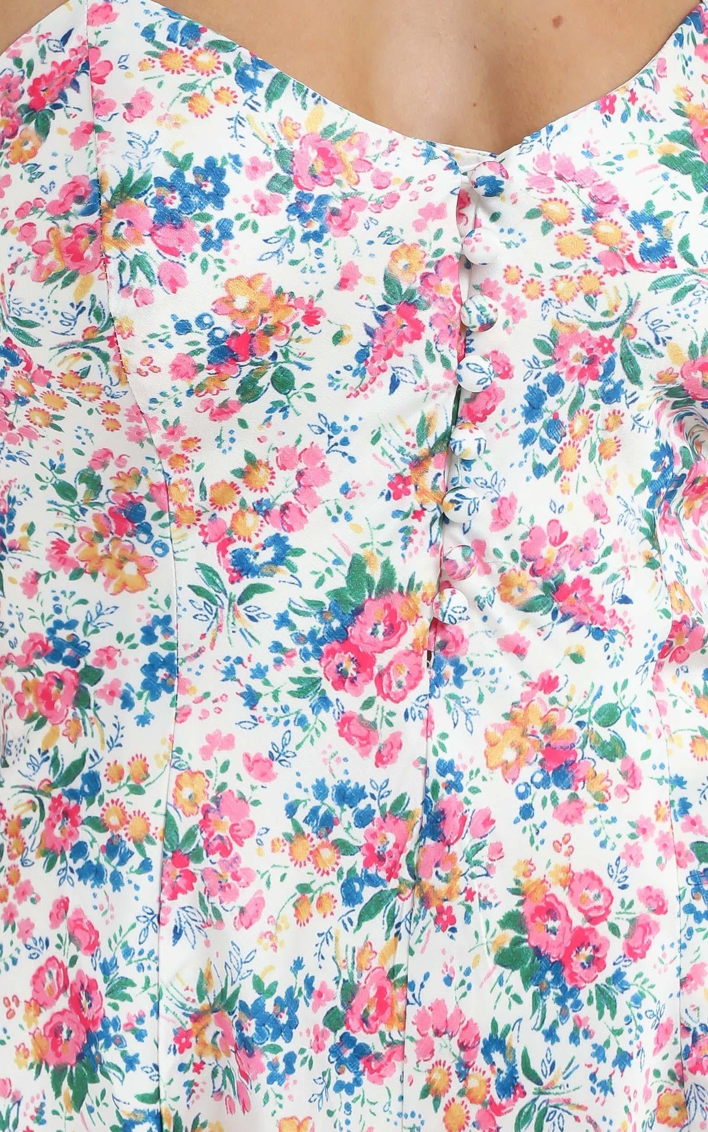 Jada Playsuit in Vivid Floral