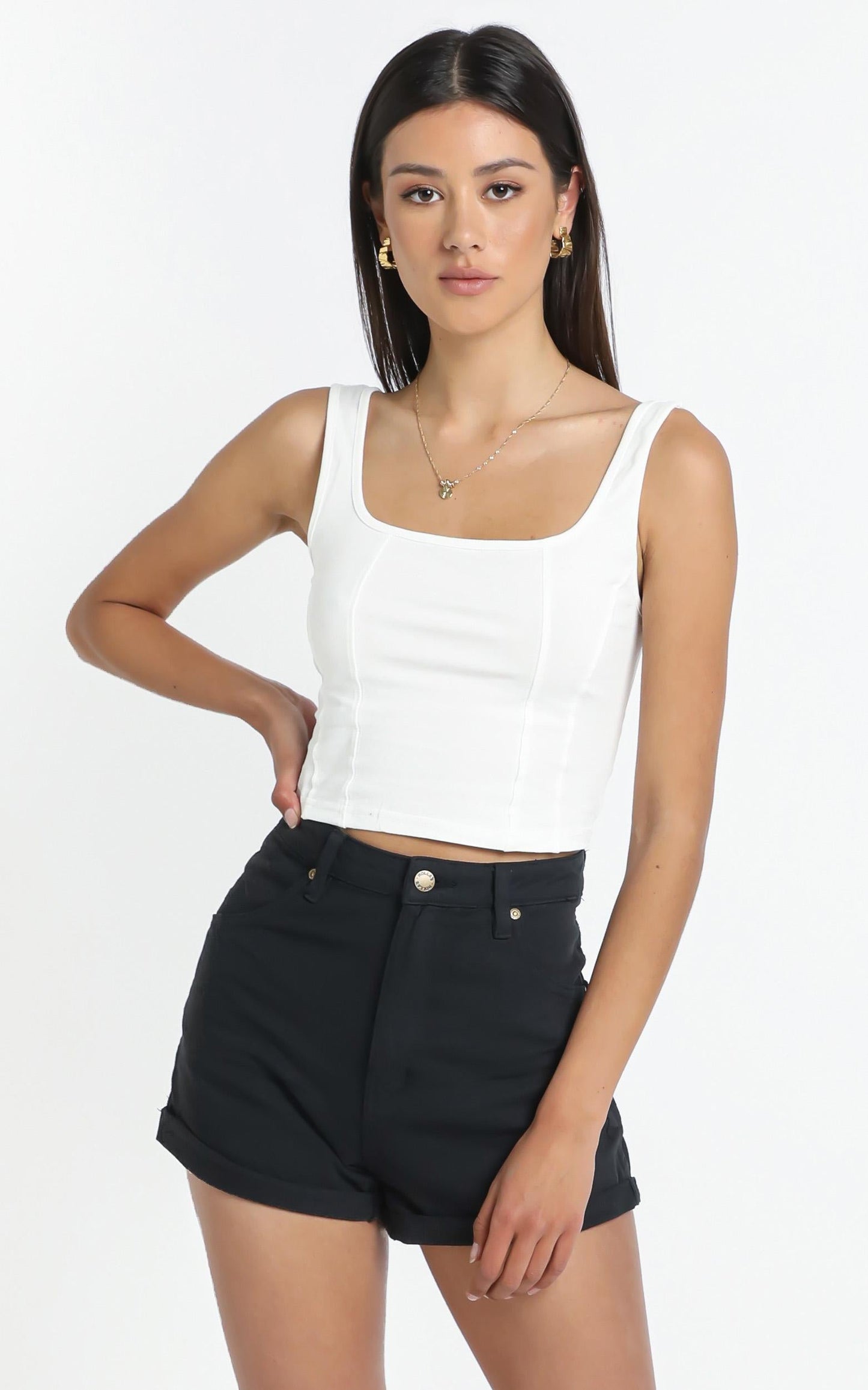 Jayde Top in White