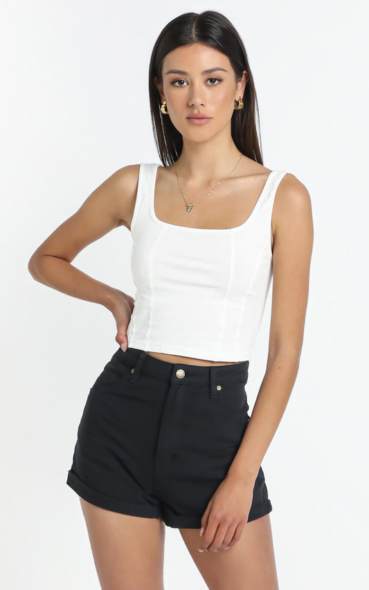 Jayde Top in White