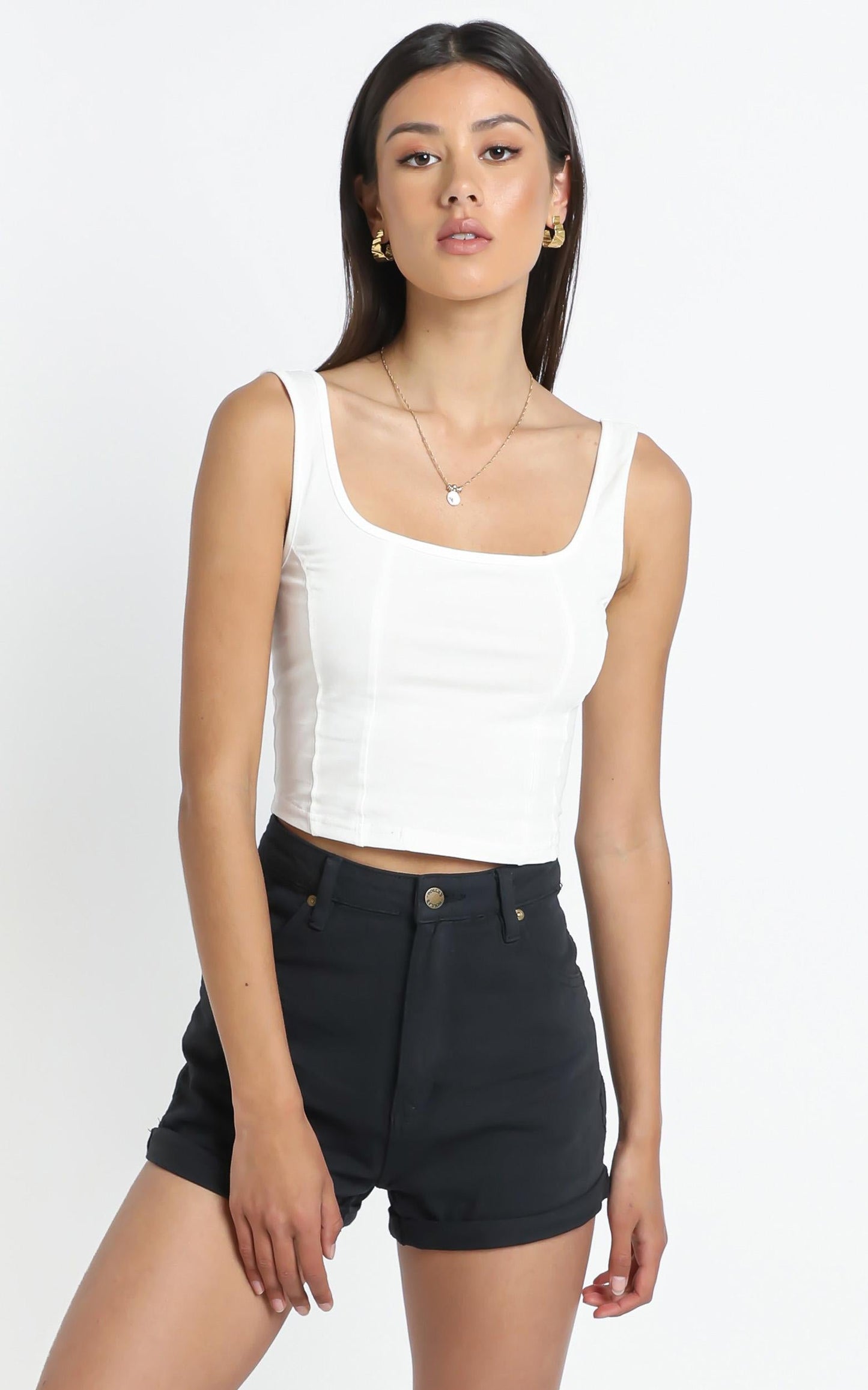 Jayde Top in White