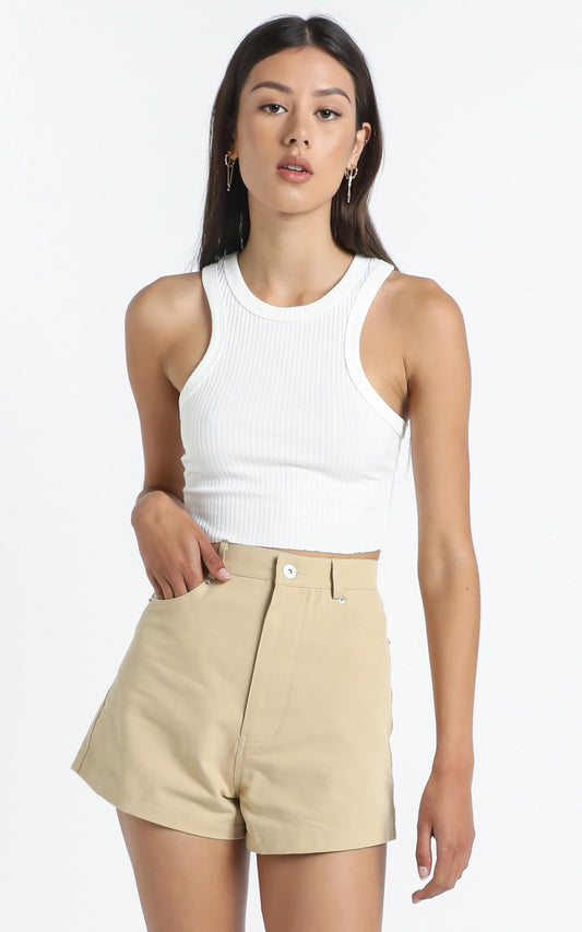 Jayla Shorts in Beige