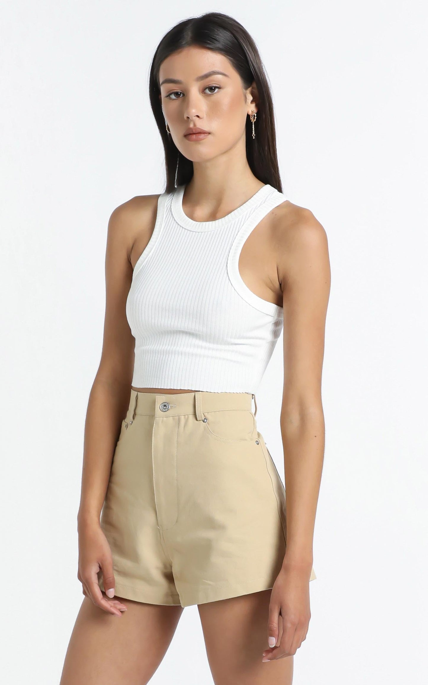 Jayla Shorts in Beige