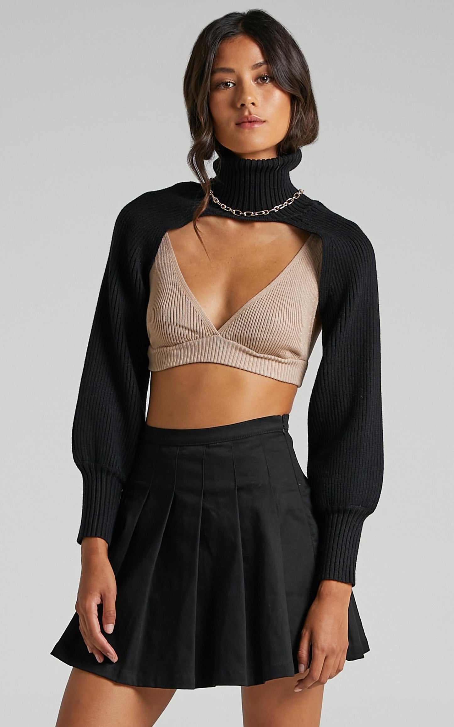 Jazzie Knit Jumper in Black