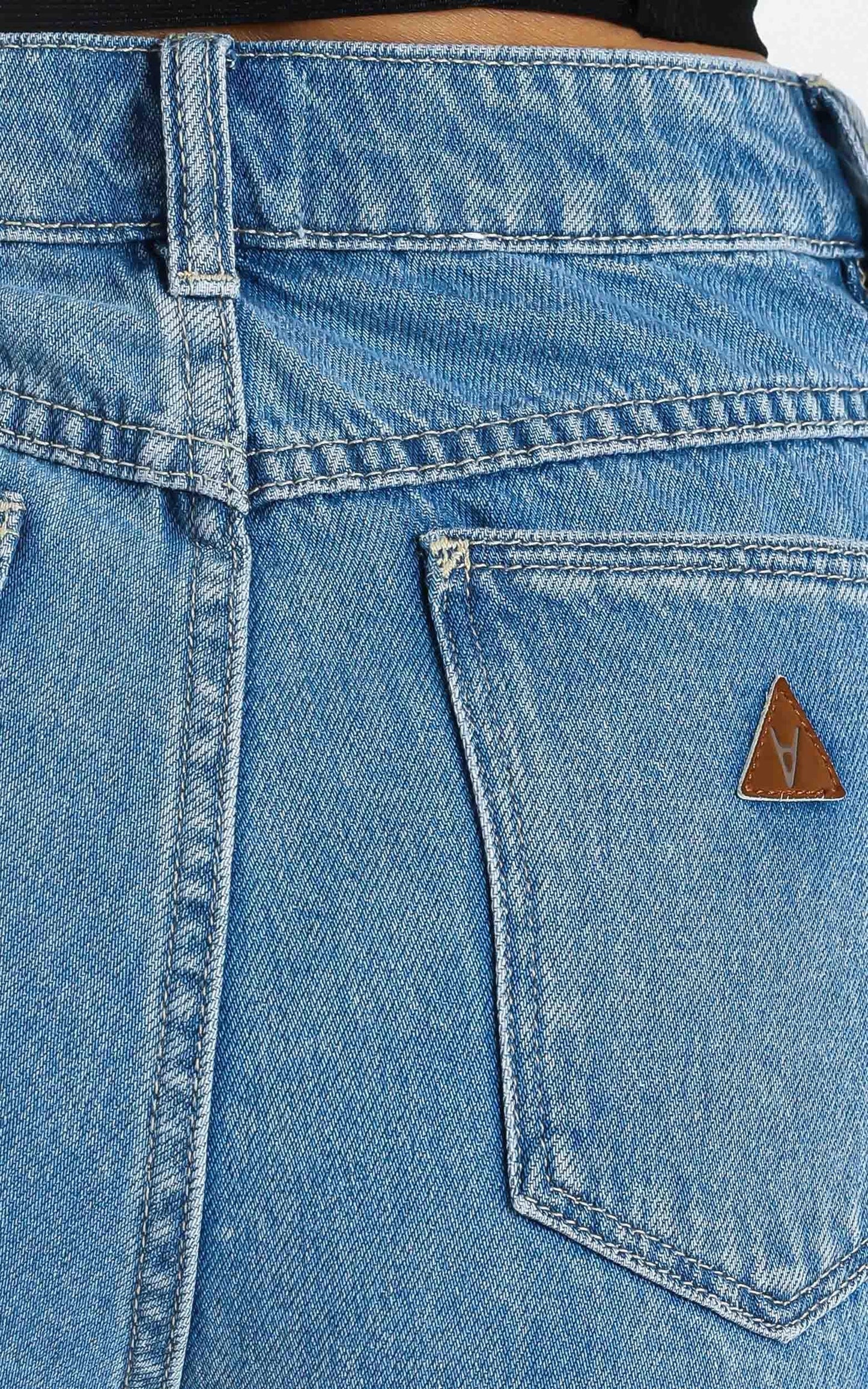 Abrand - A 94 High Slim Jean in Floretta