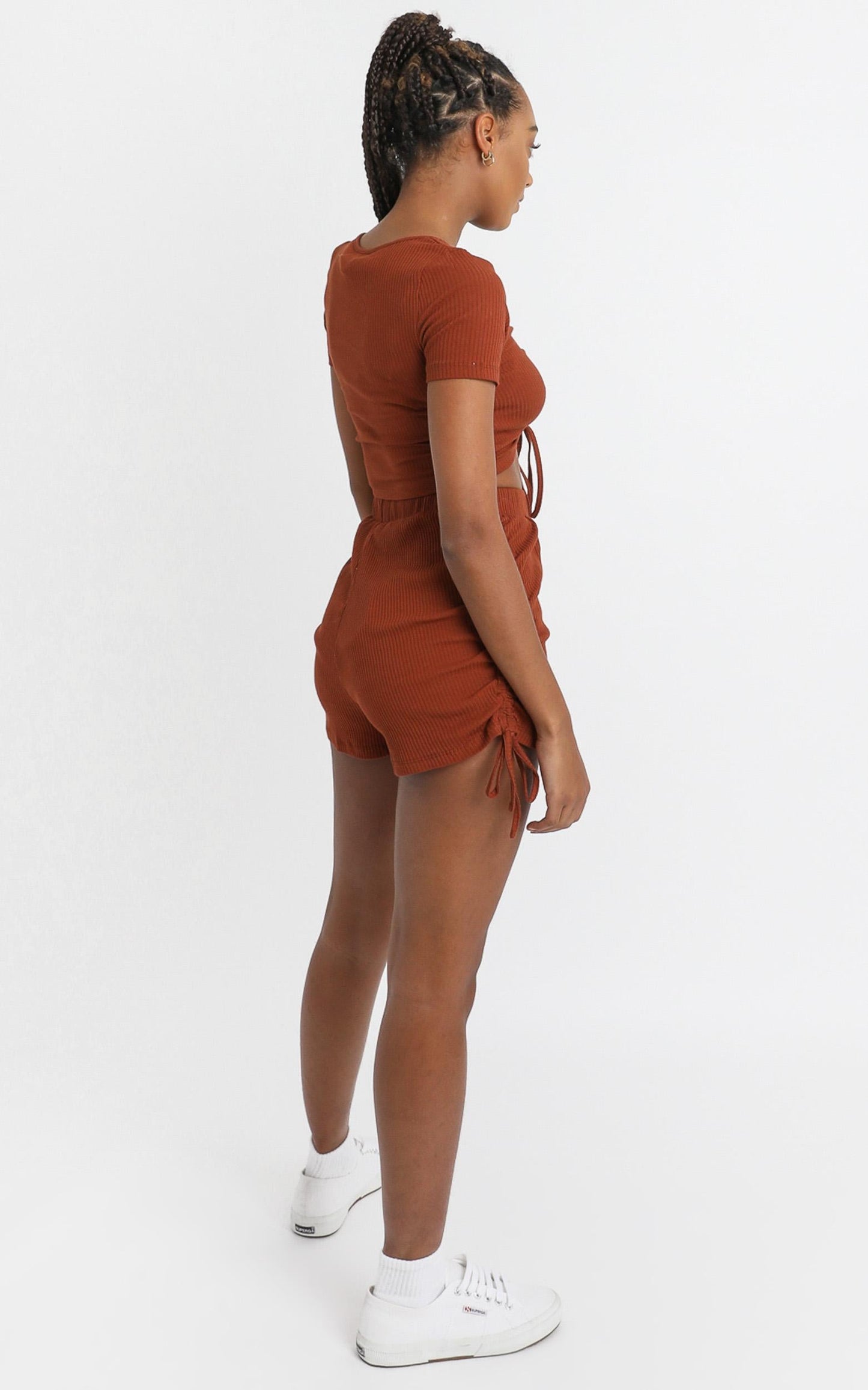 Jemila Shorts in Walnut