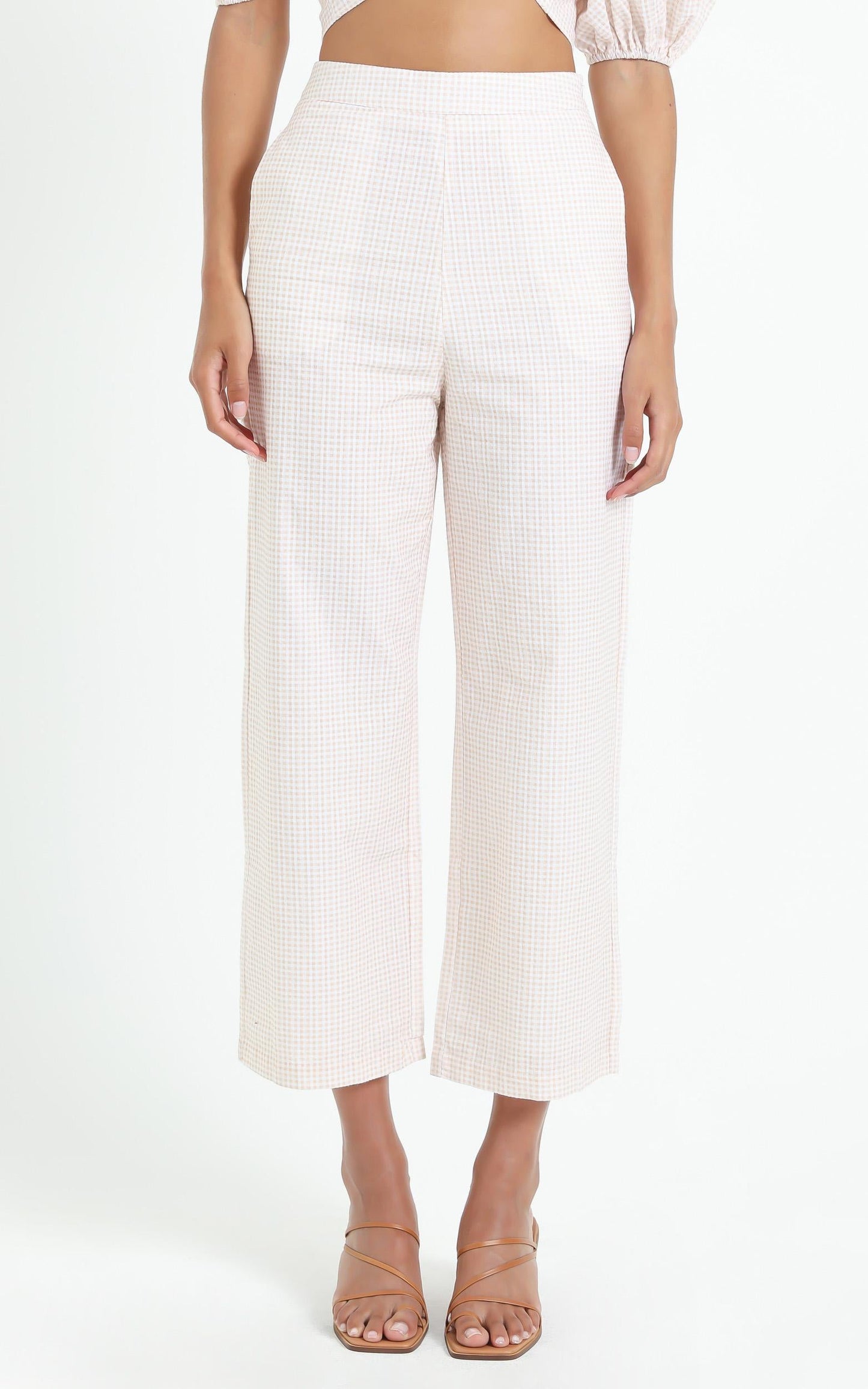 Charlie Holiday - Joelle Pant in Biscuit Gingham