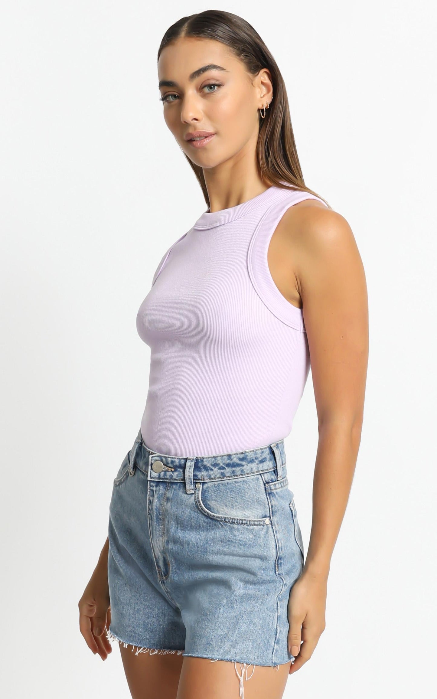 Neuw - Jonesy Singlet in Lilac