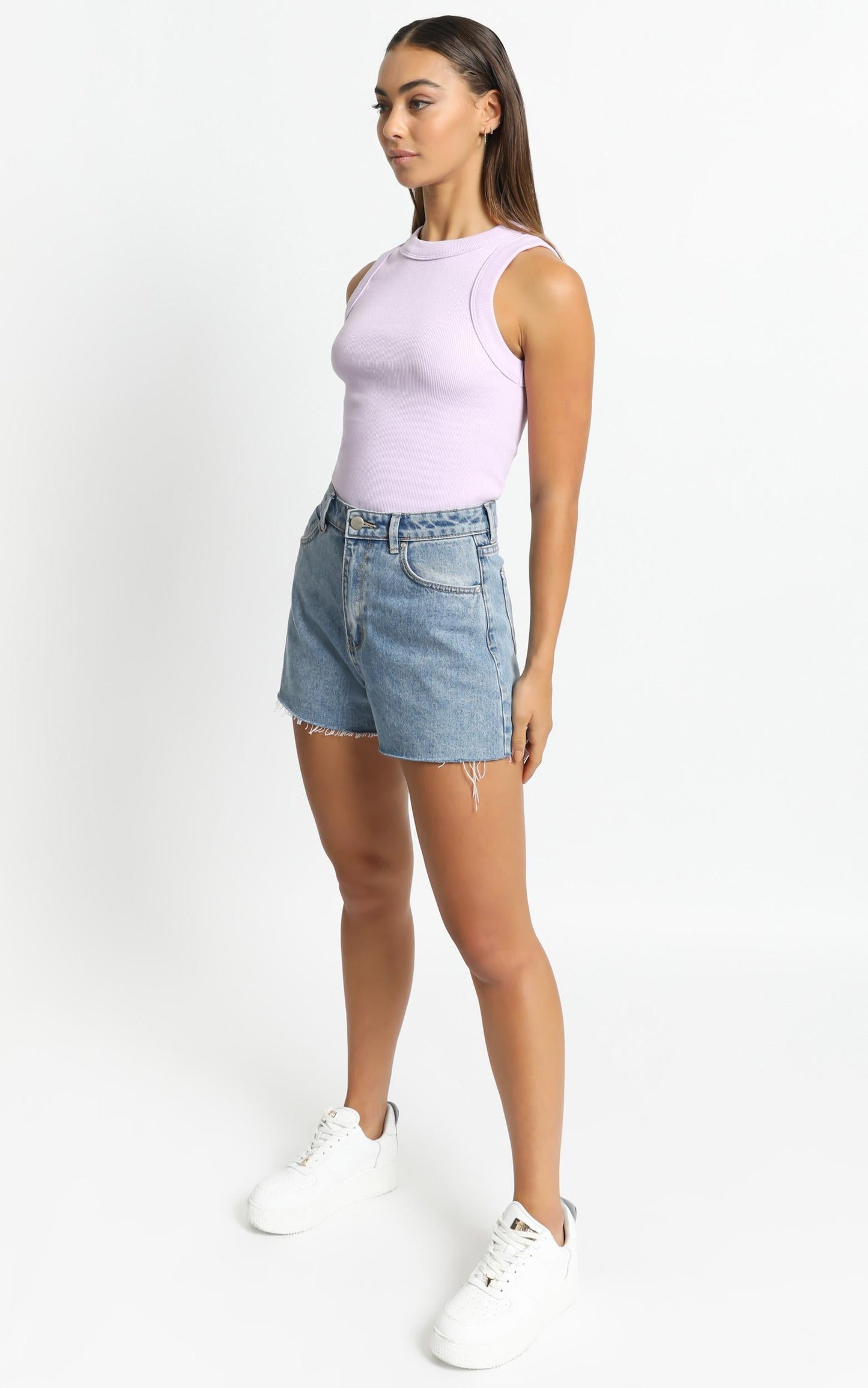 Neuw - Jonesy Singlet in Lilac