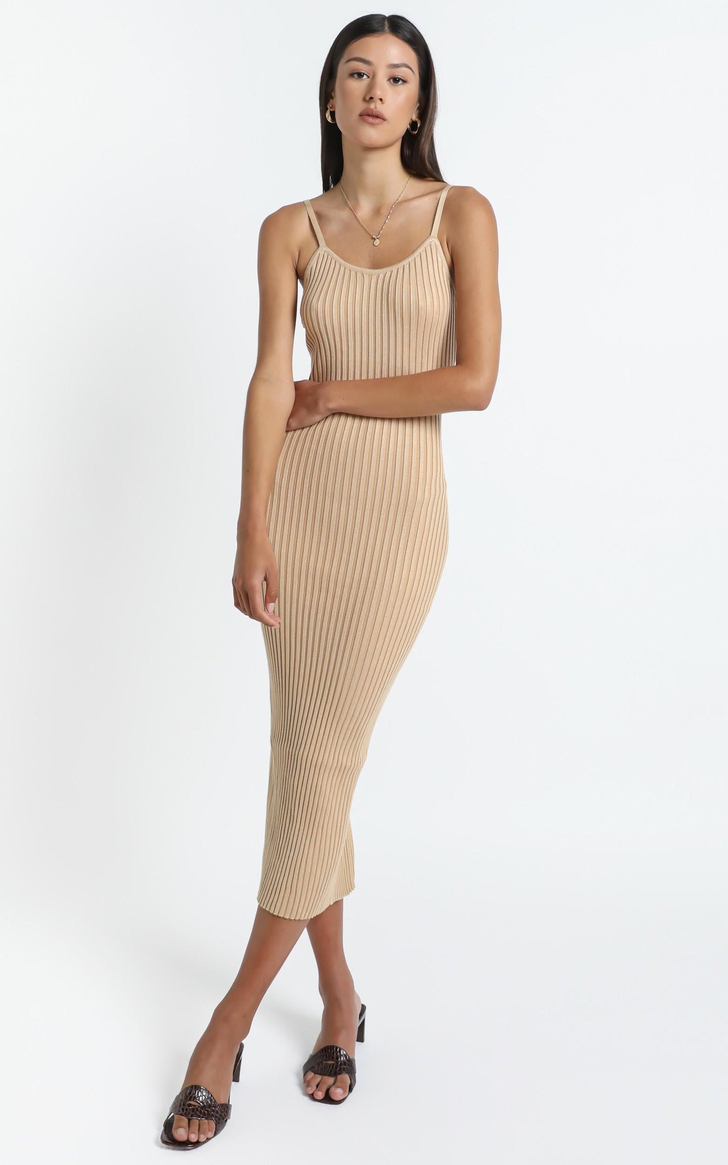 Jovie Dress in Beige
