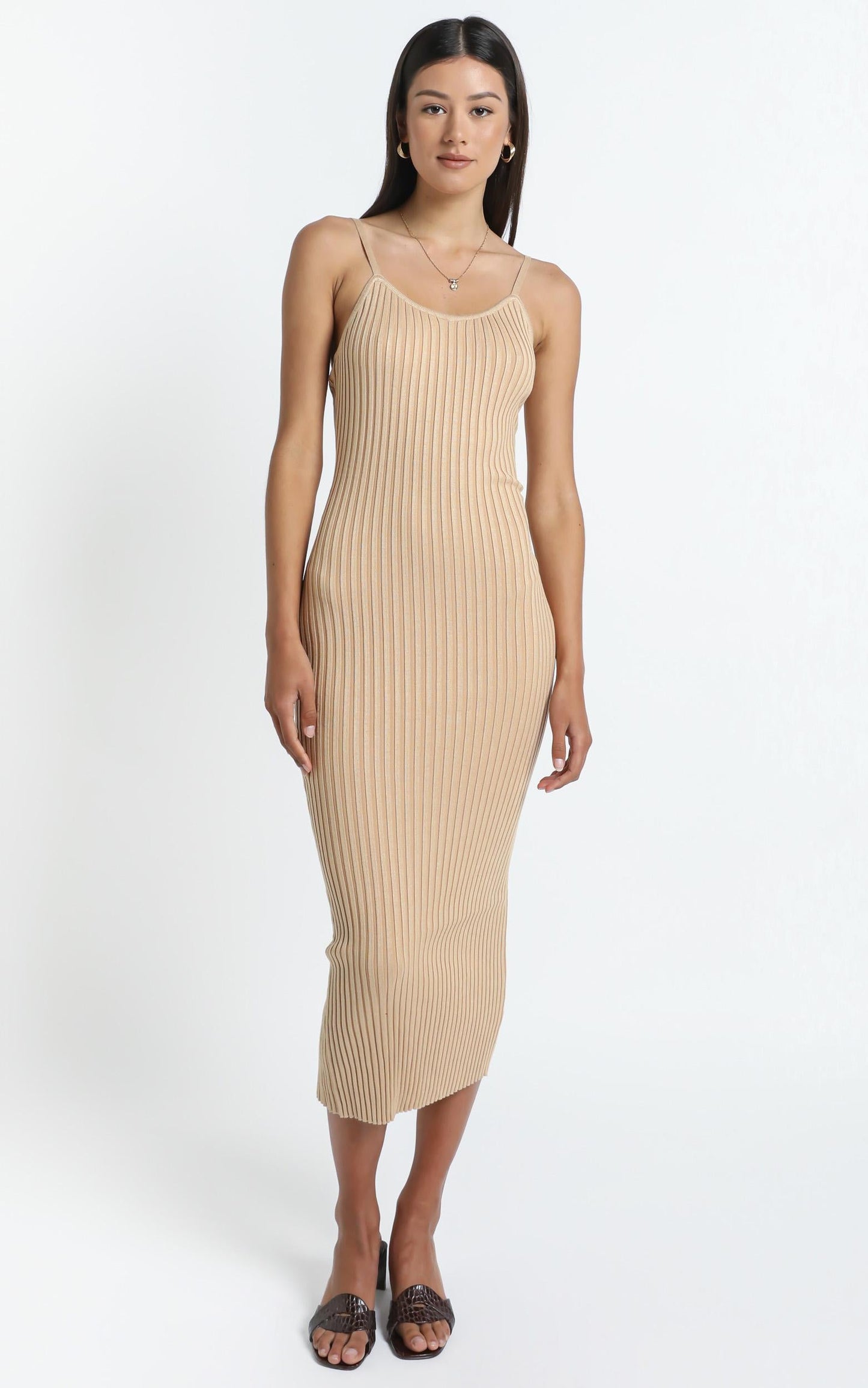 Jovie Dress in Beige