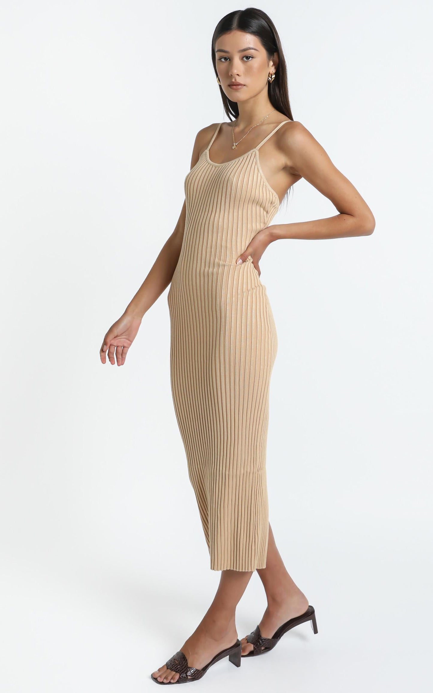 Jovie Dress in Beige