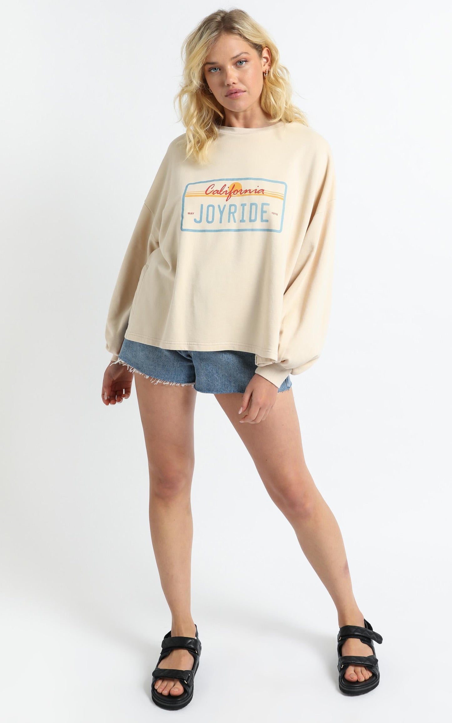 Charlie Holiday - Joyride Sweatshirt in Birch