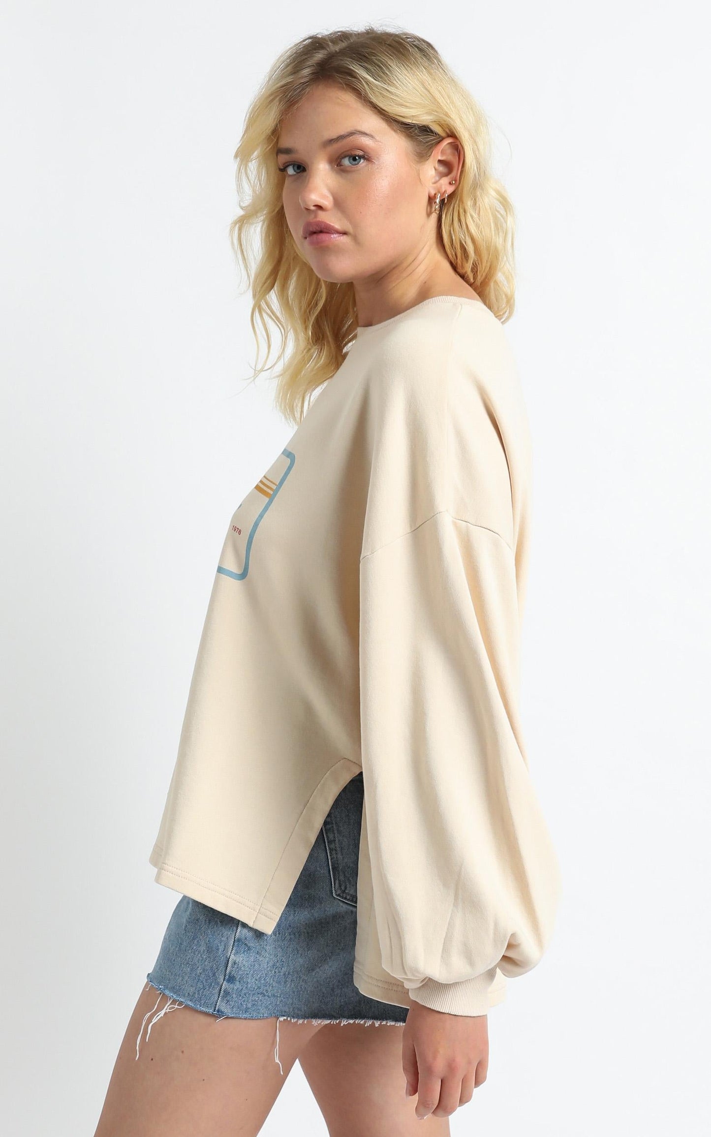 Charlie Holiday - Joyride Sweatshirt in Birch