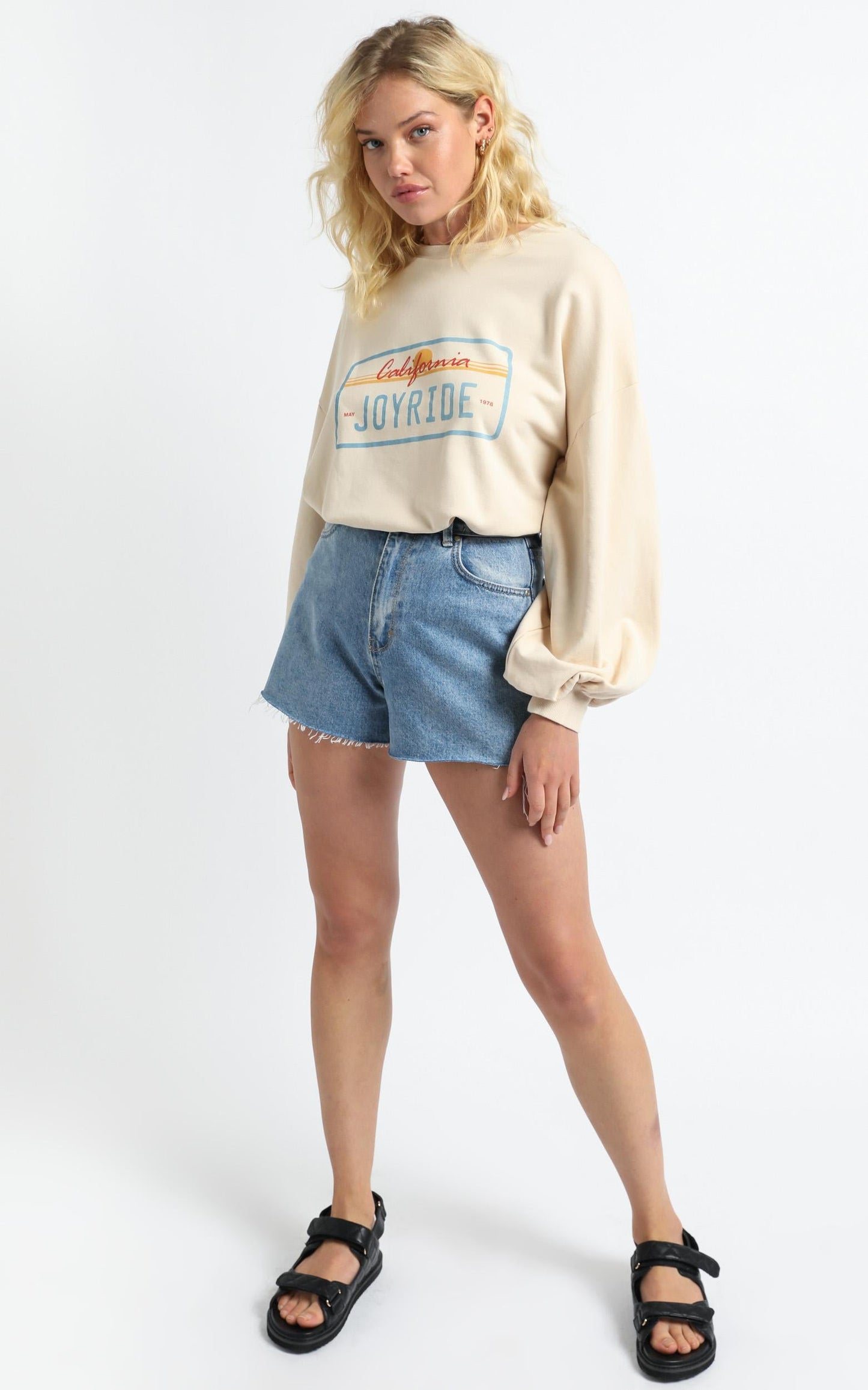 Charlie Holiday - Joyride Sweatshirt in Birch