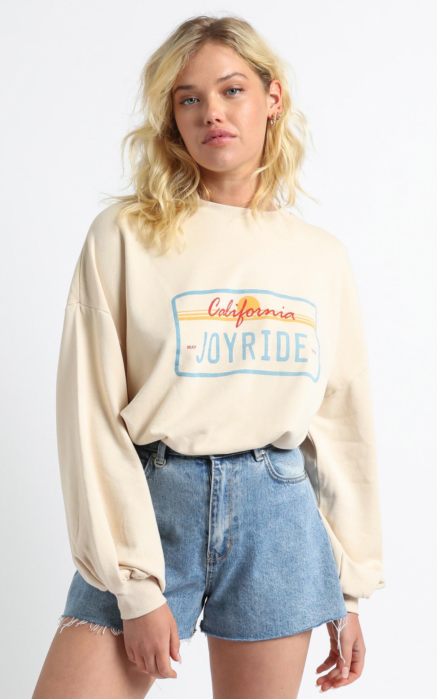 Charlie Holiday - Joyride Sweatshirt in Birch