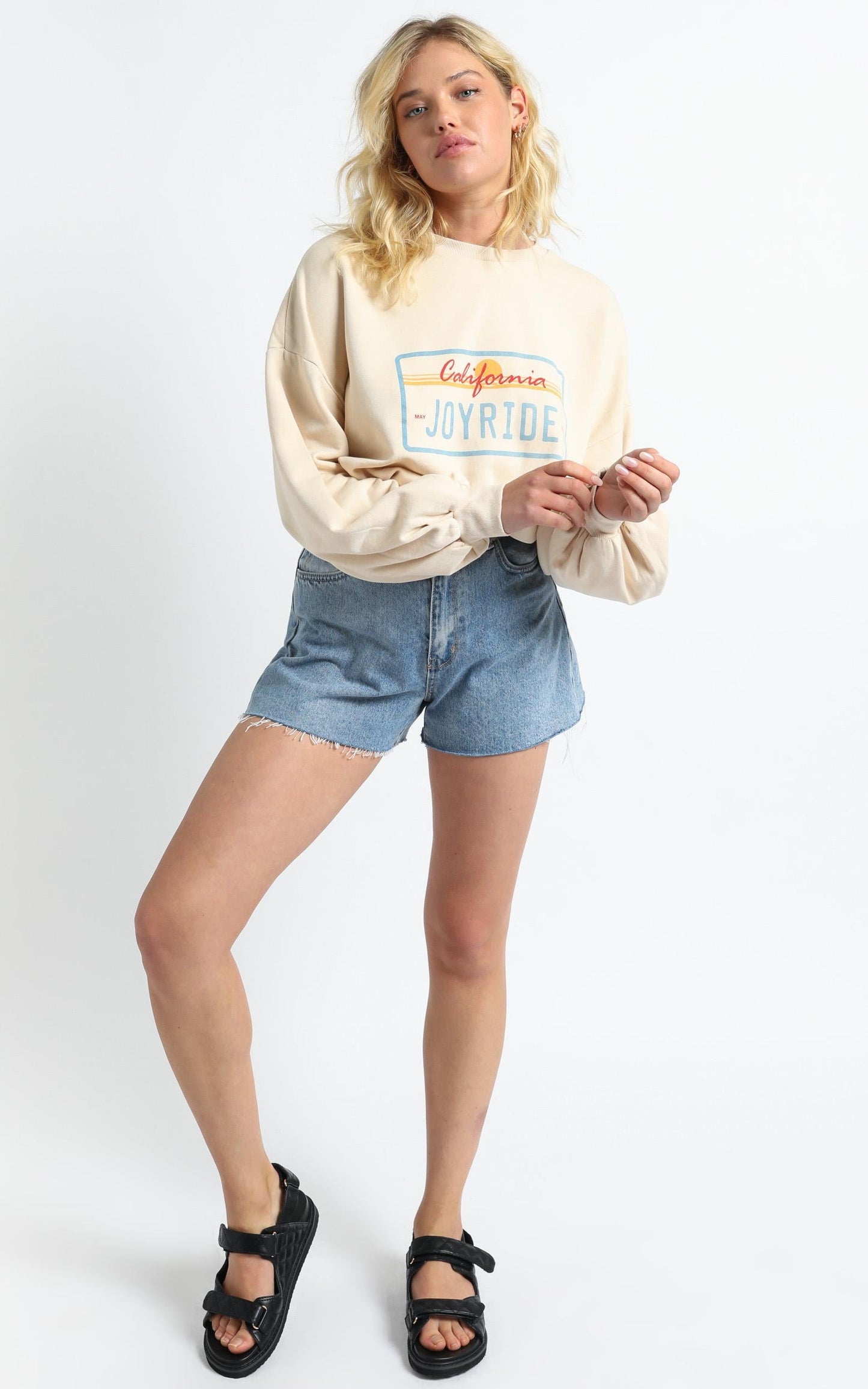 Charlie Holiday - Joyride Sweatshirt in Birch