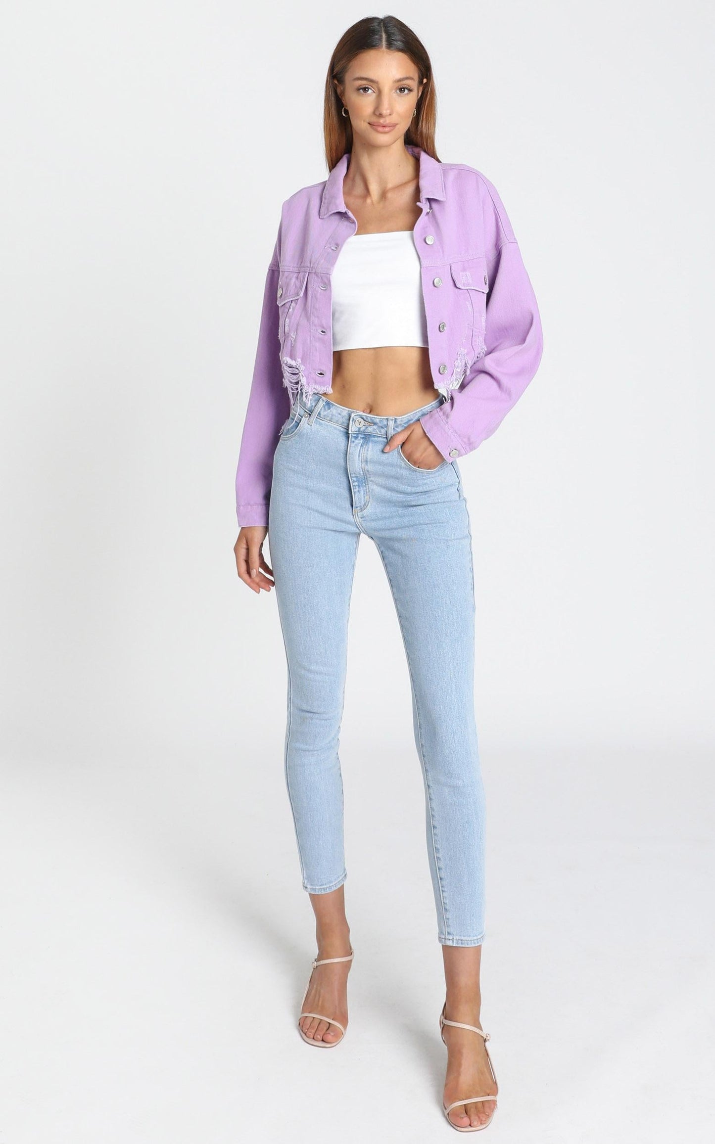 Julianne Jacket In Lavender