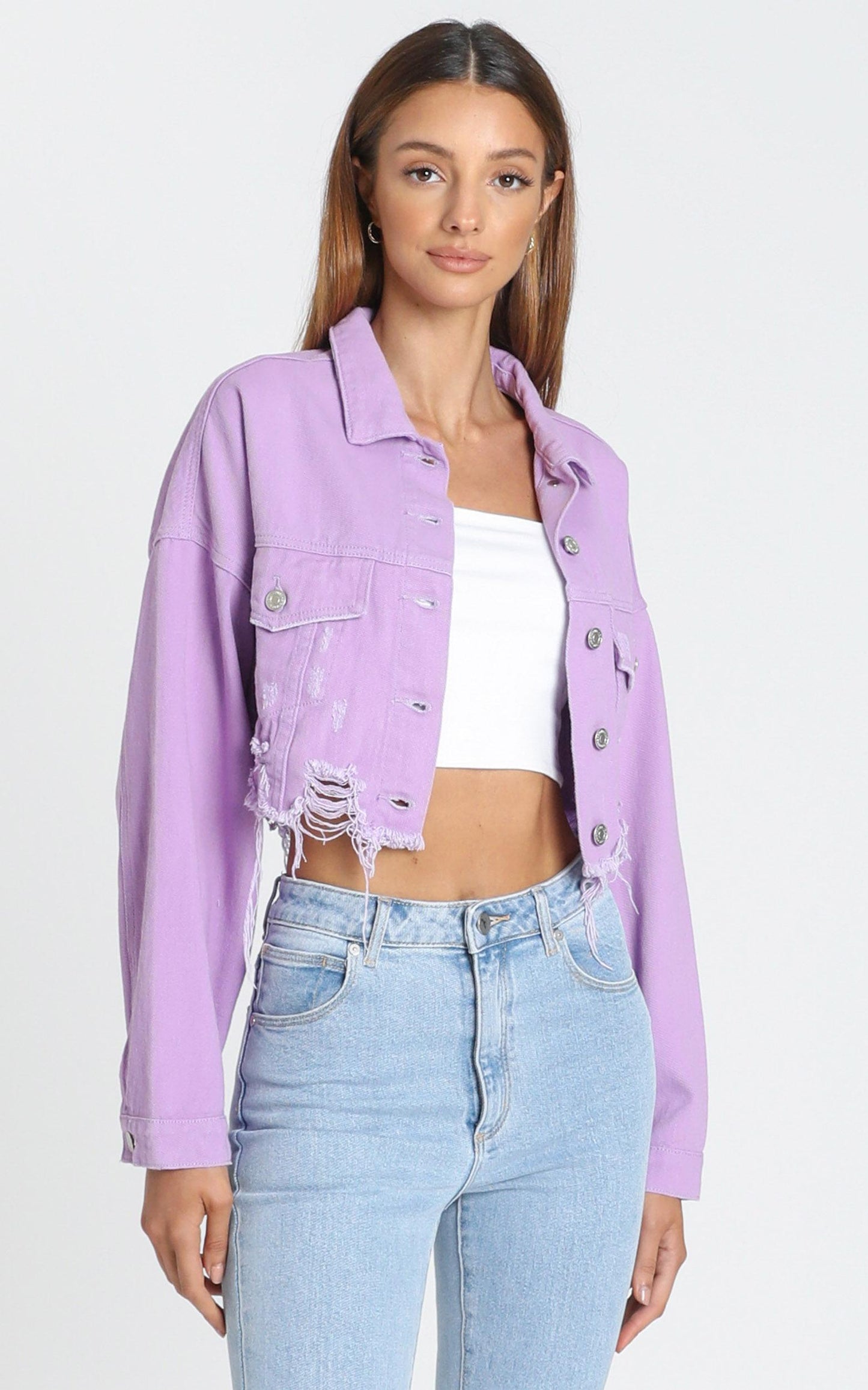 Julianne Jacket In Lavender