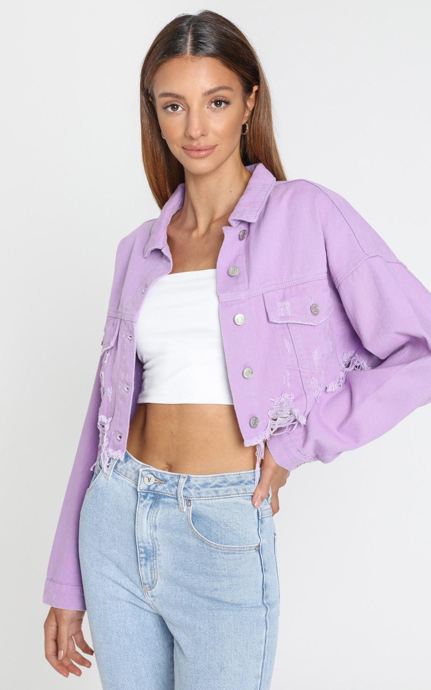Julianne Jacket In Lavender