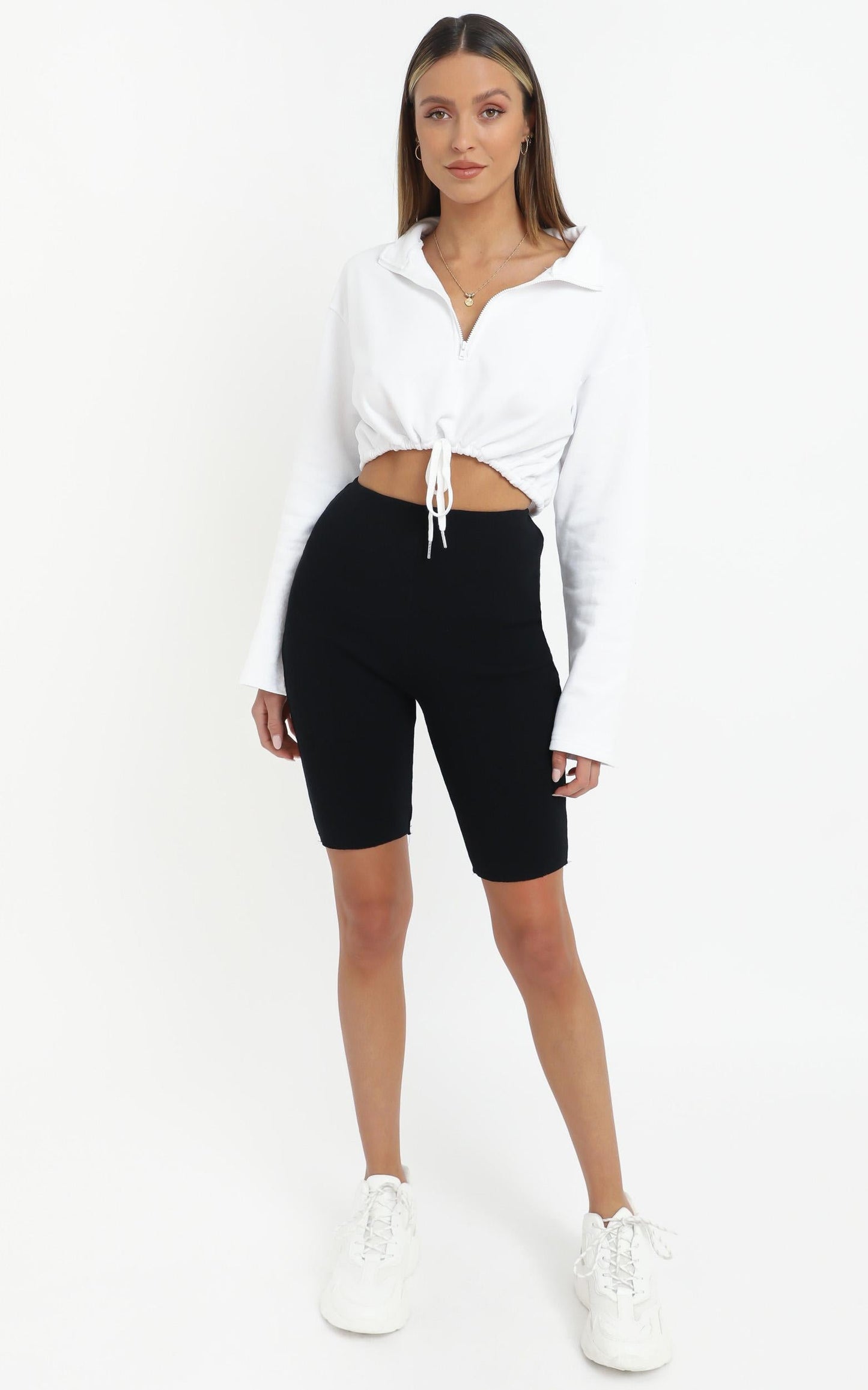 Justice Top in White
