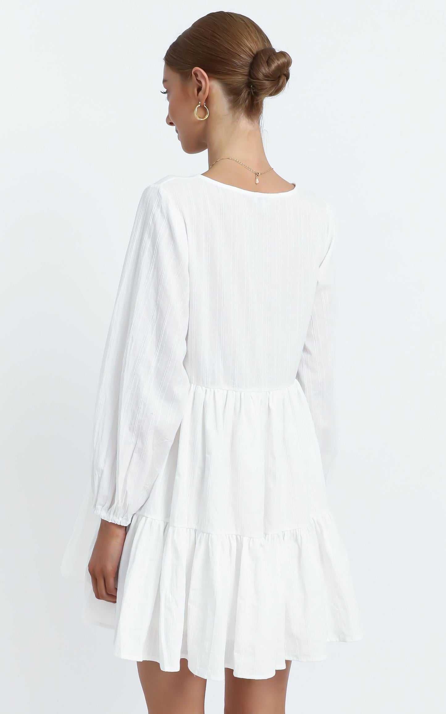 Justine Dress in White