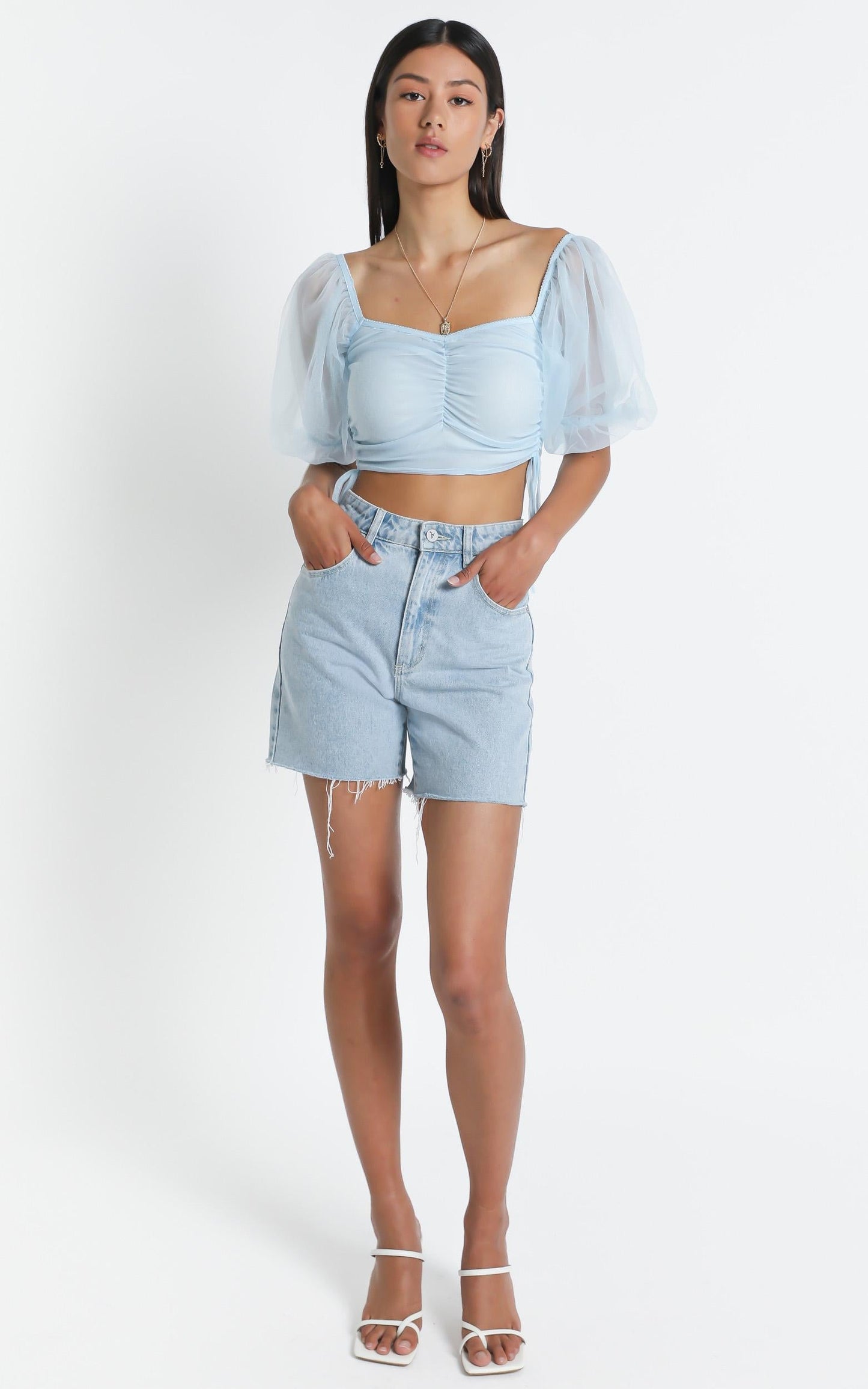 Kadie Top in Light Blue