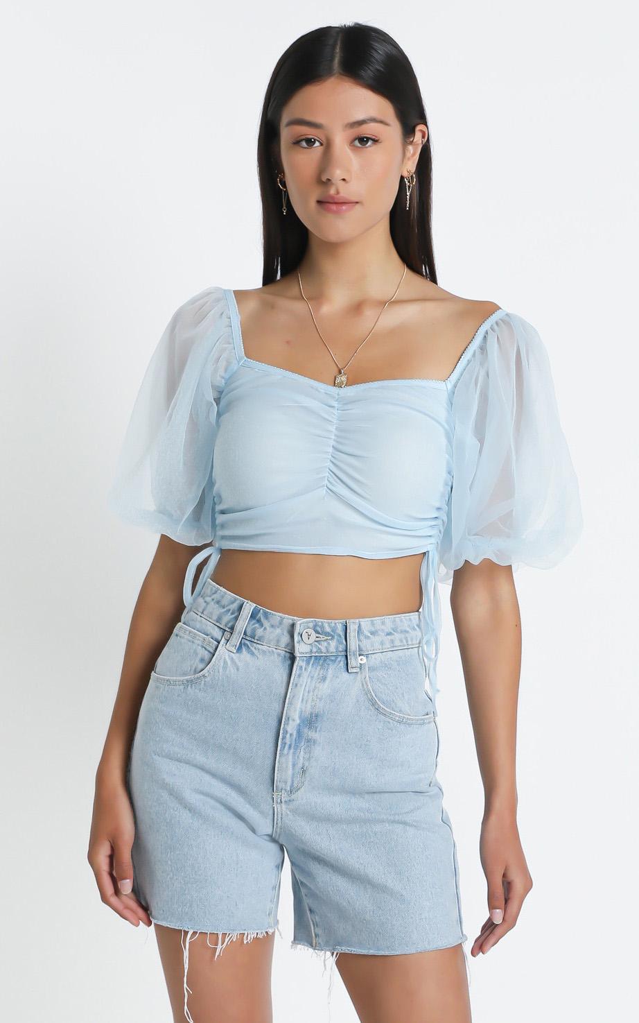 Kadie Top in Light Blue
