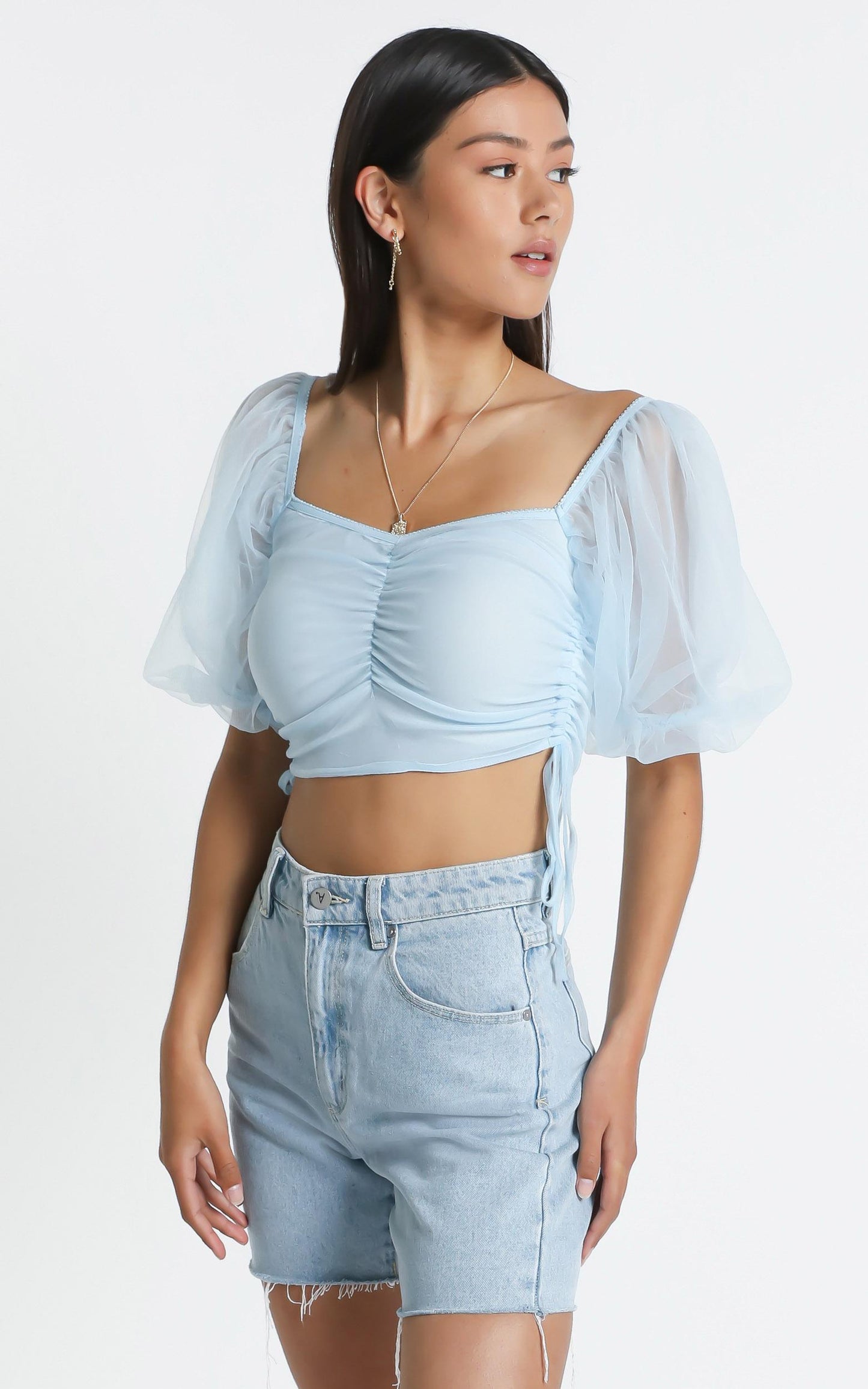 Kadie Top in Light Blue
