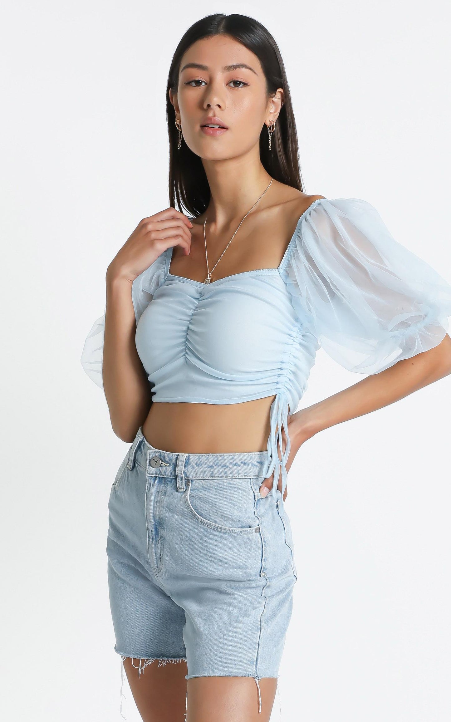 Kadie Top in Light Blue