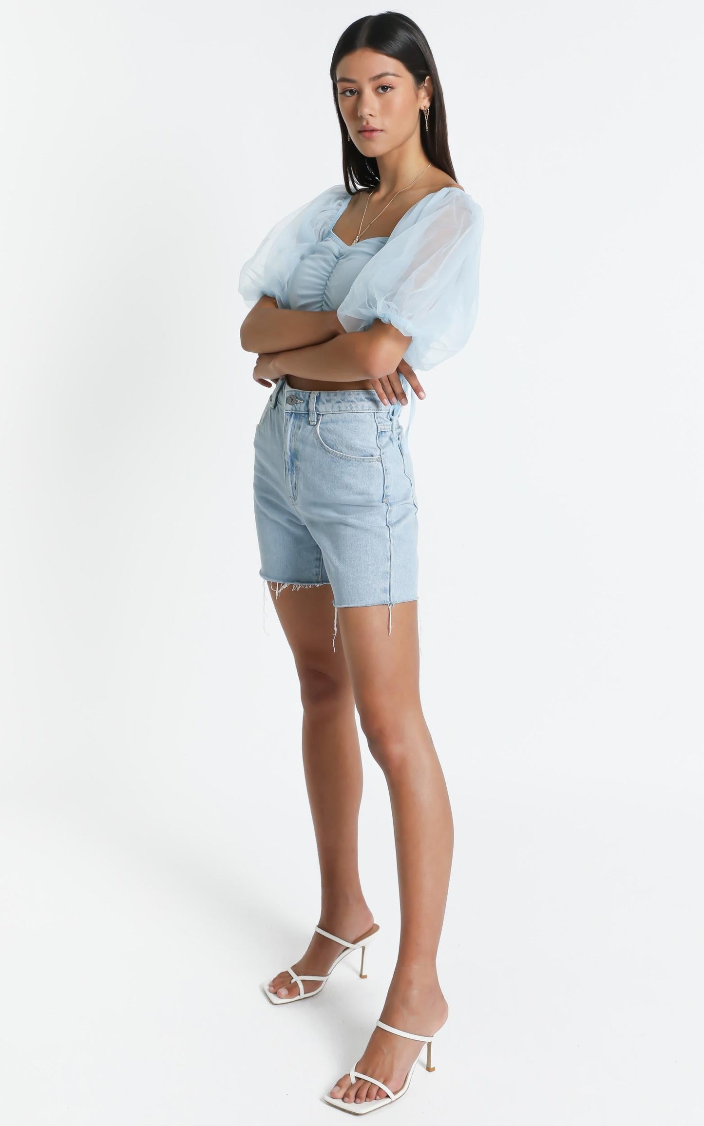 Kadie Top in Light Blue