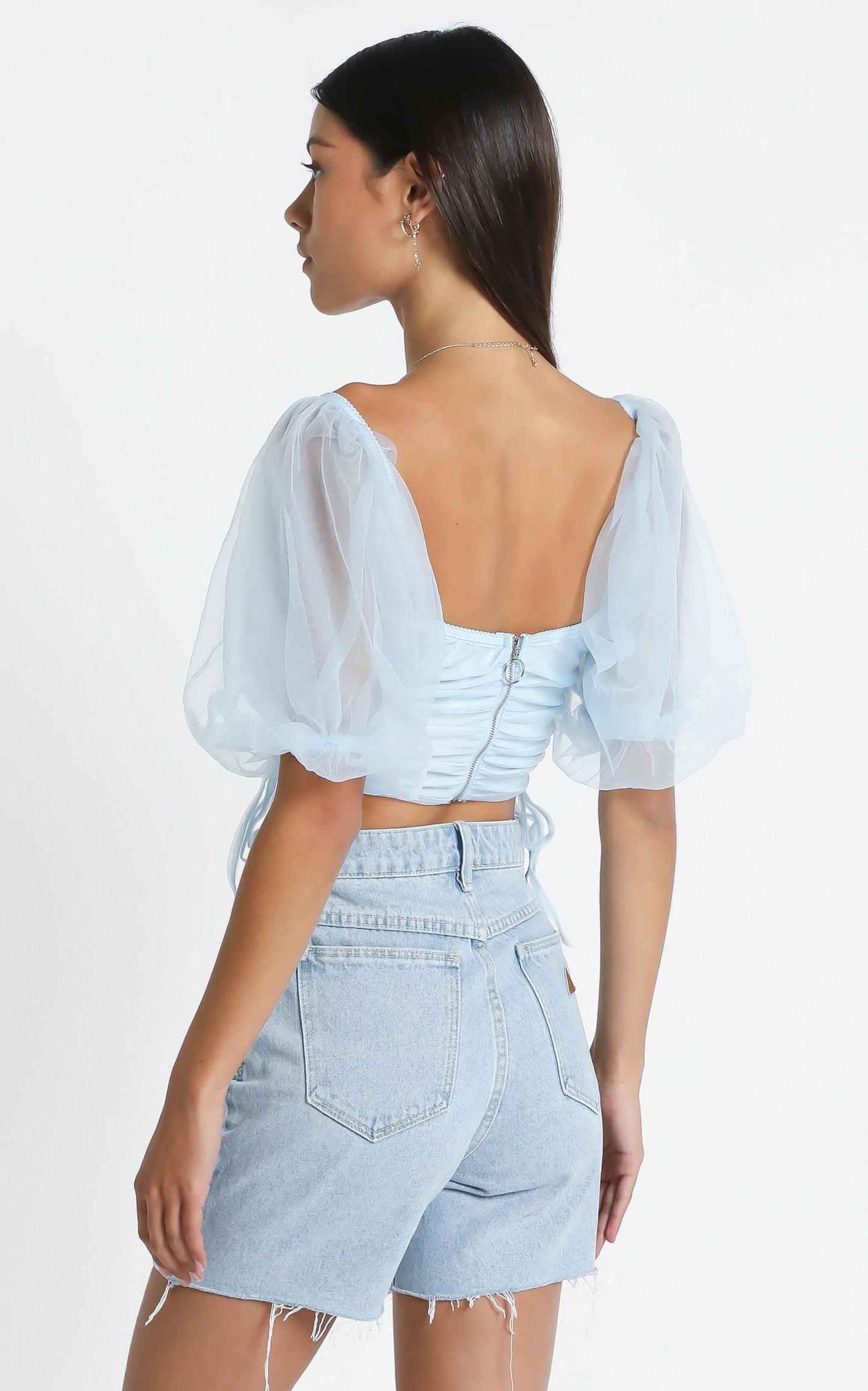 Kadie Top in Light Blue