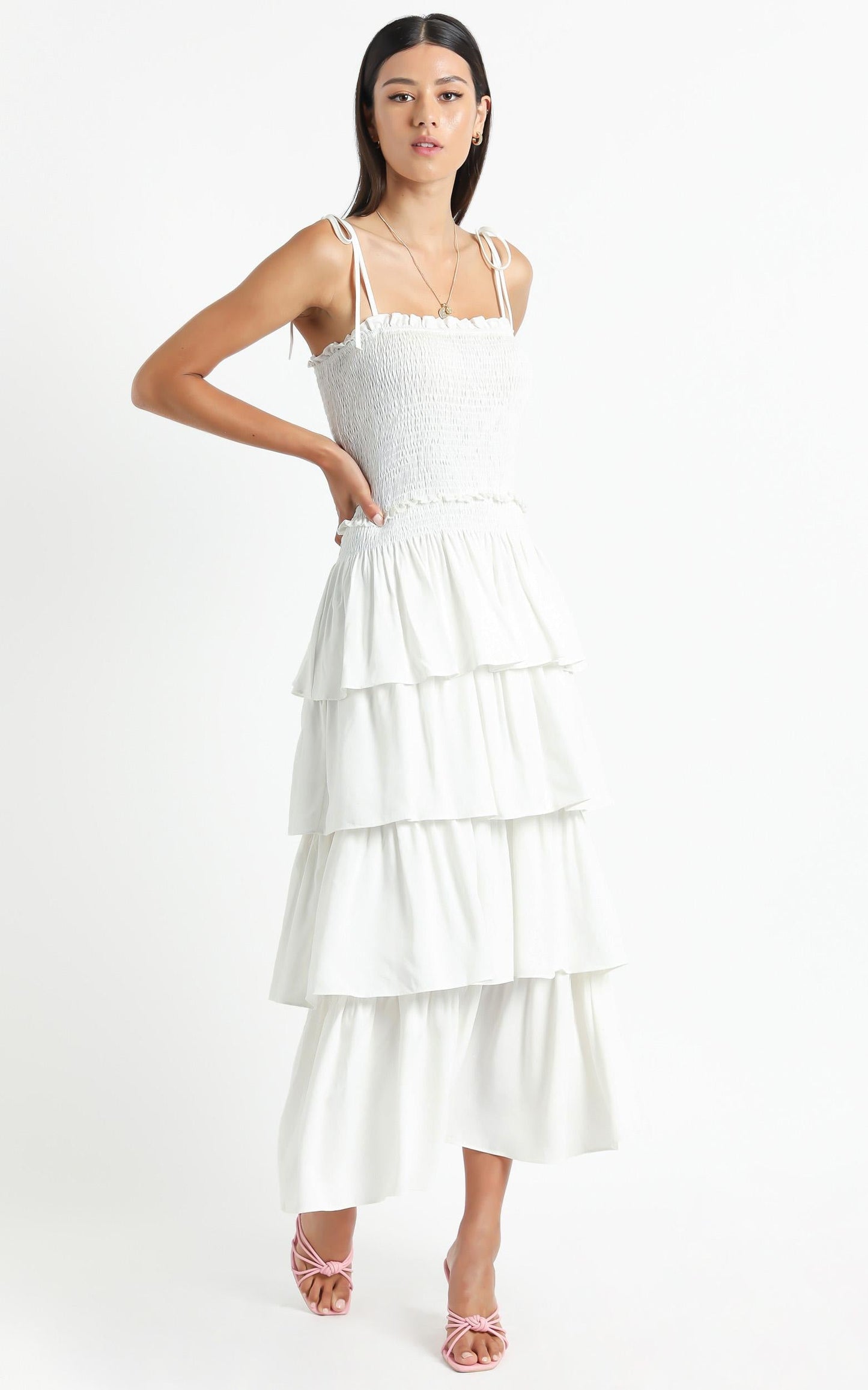 Kalli Dress in White