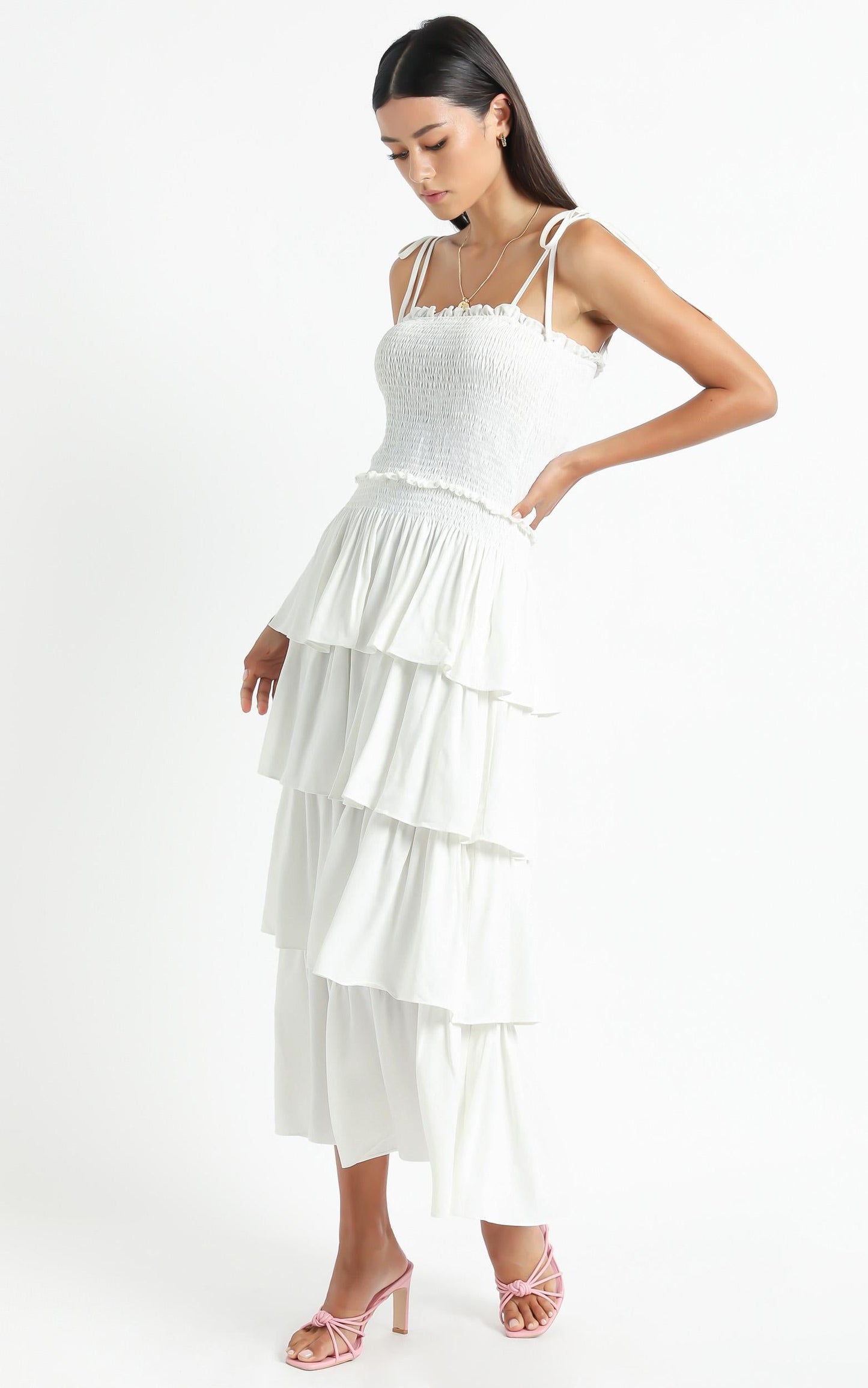 Kalli Dress in White