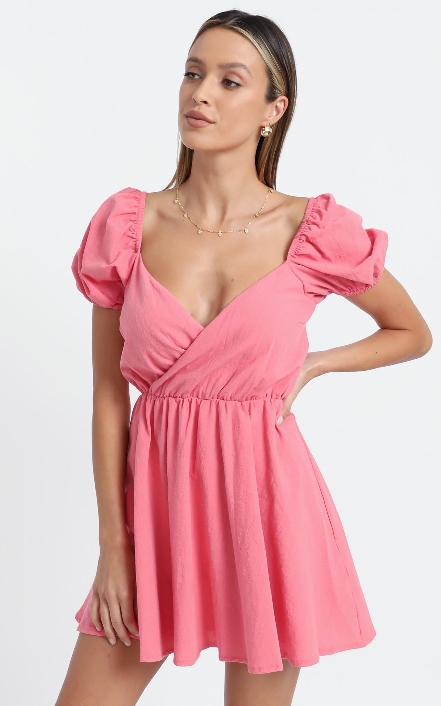 Kamali Dress in Coral