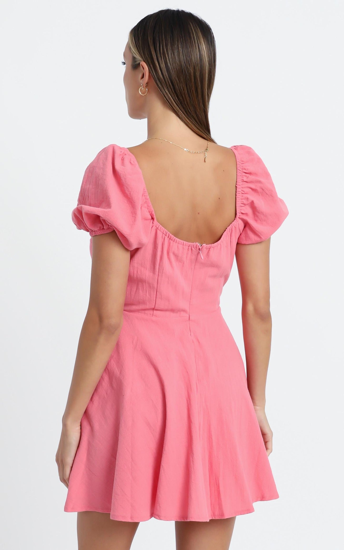 Kamali Dress in Coral