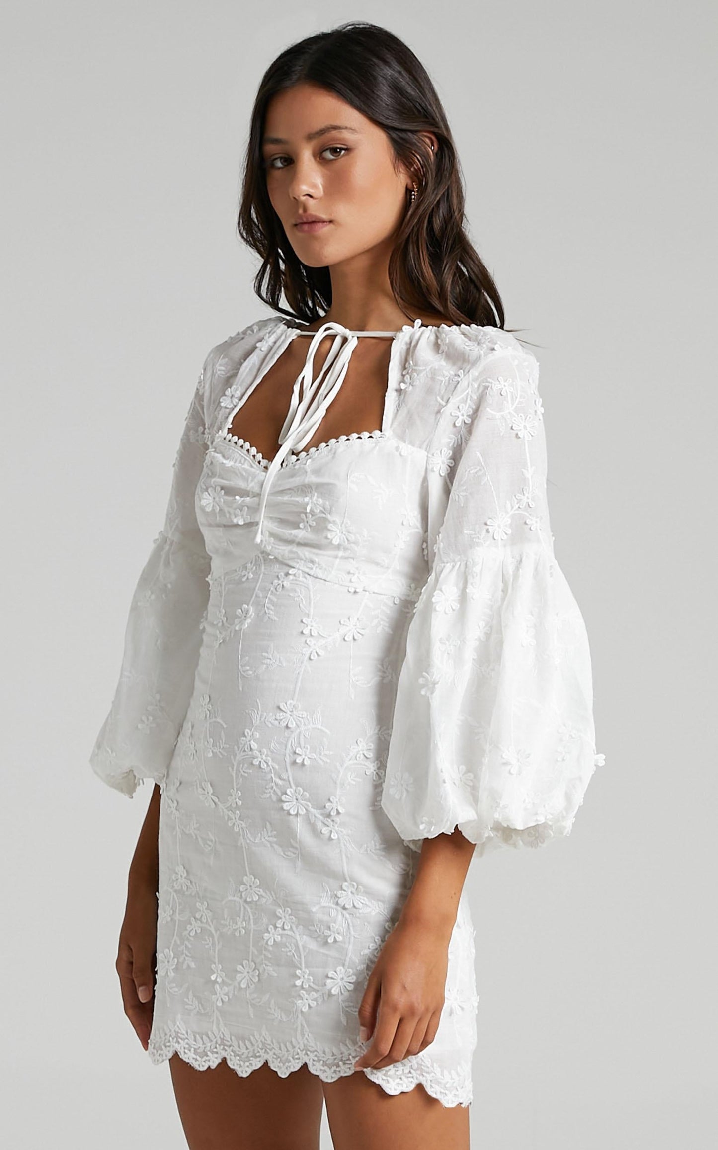 Kamillah Dress in White