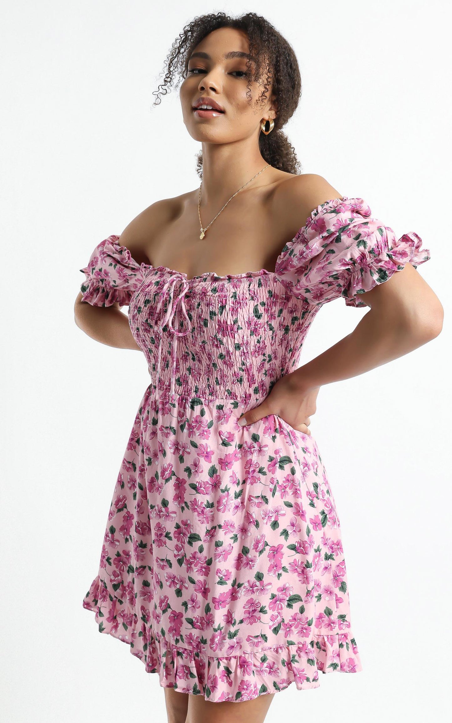Karma Dress in Lilac Floral