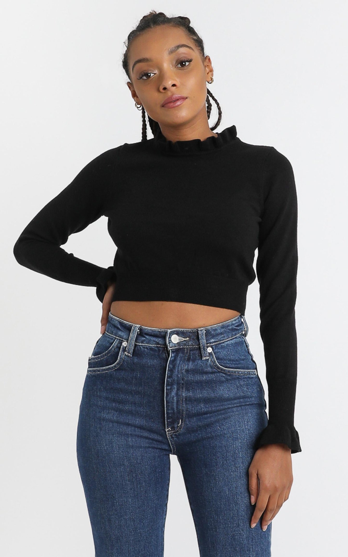 Katiya Knit Top in Black