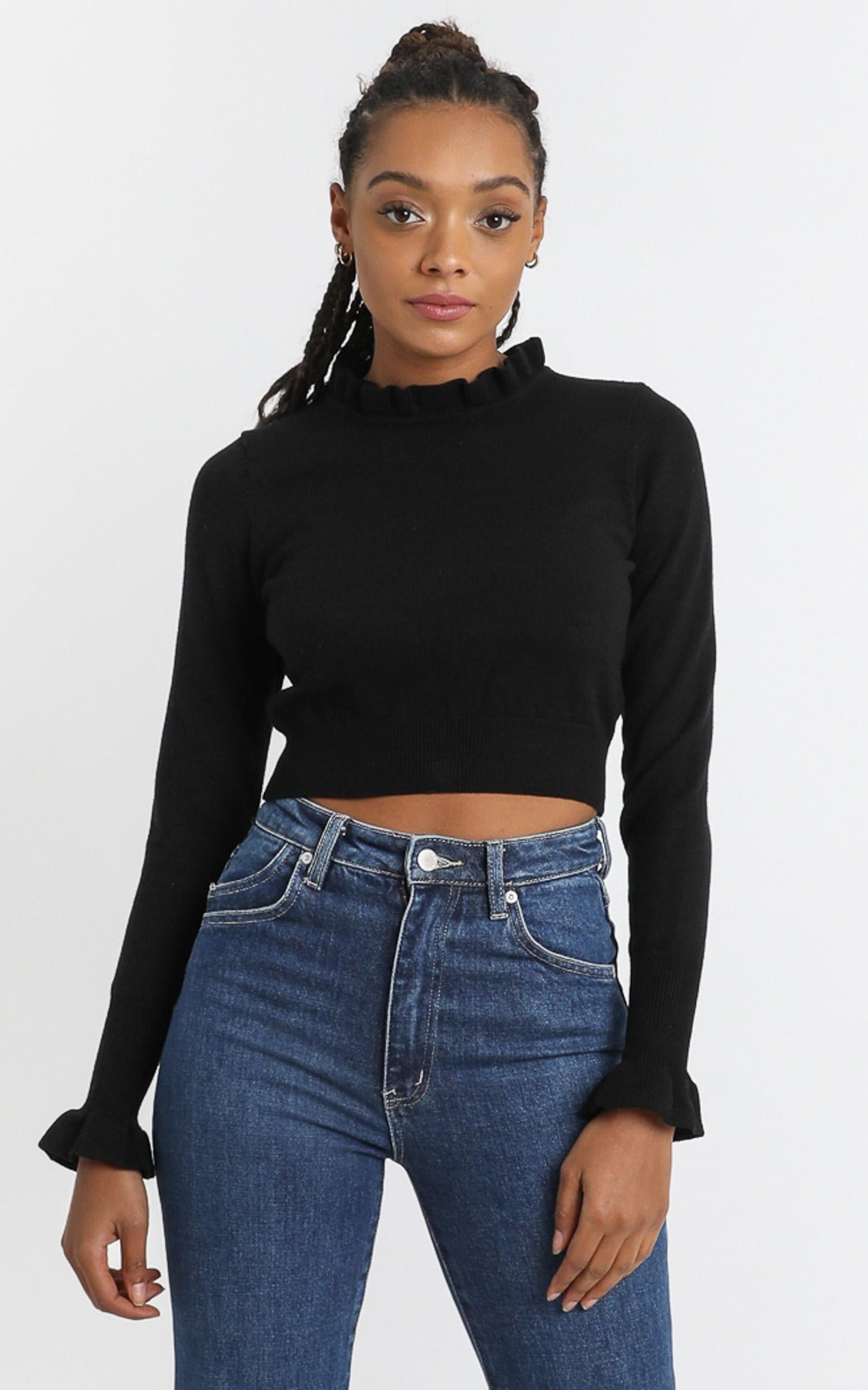 Katiya Knit Top in Black
