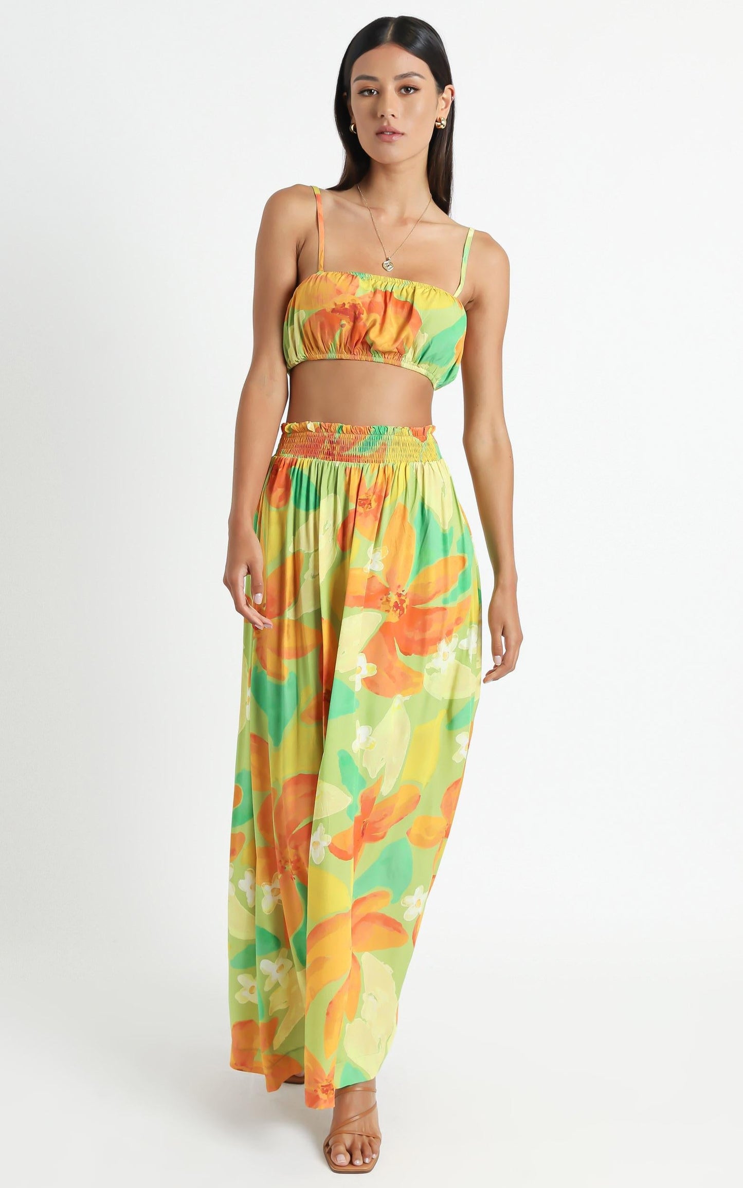 Kauai Two Piece Set in Tropical Floral