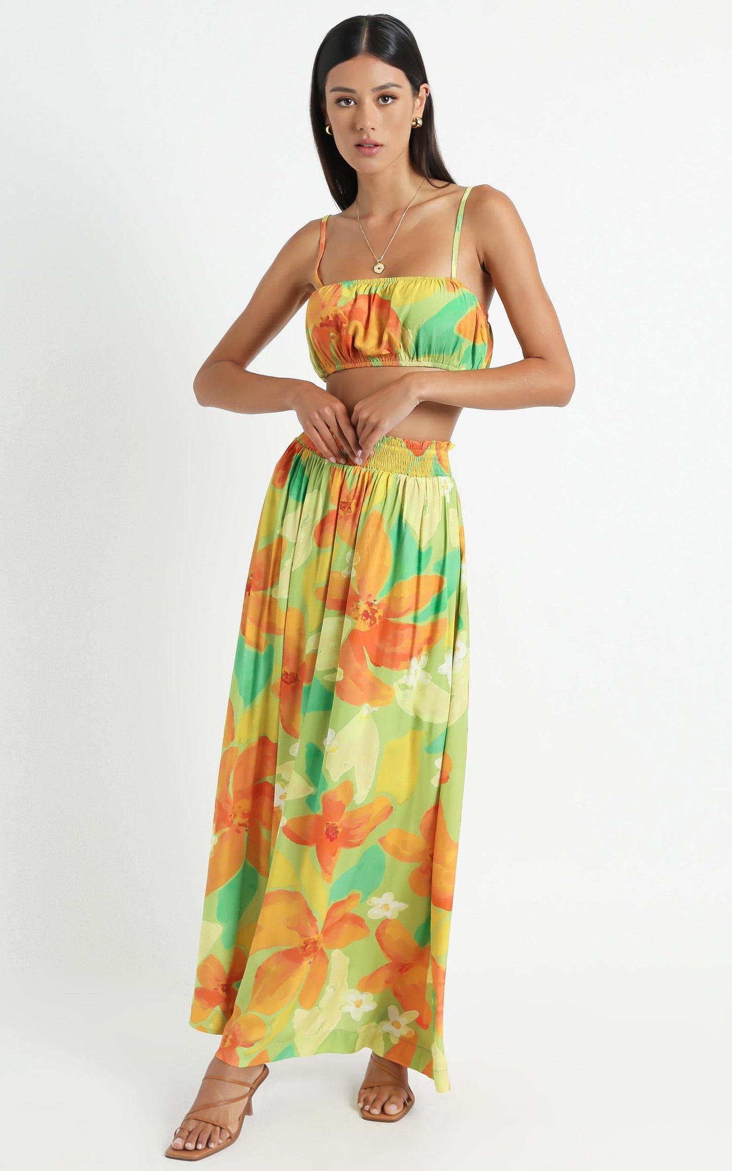 Kauai Two Piece Set in Tropical Floral