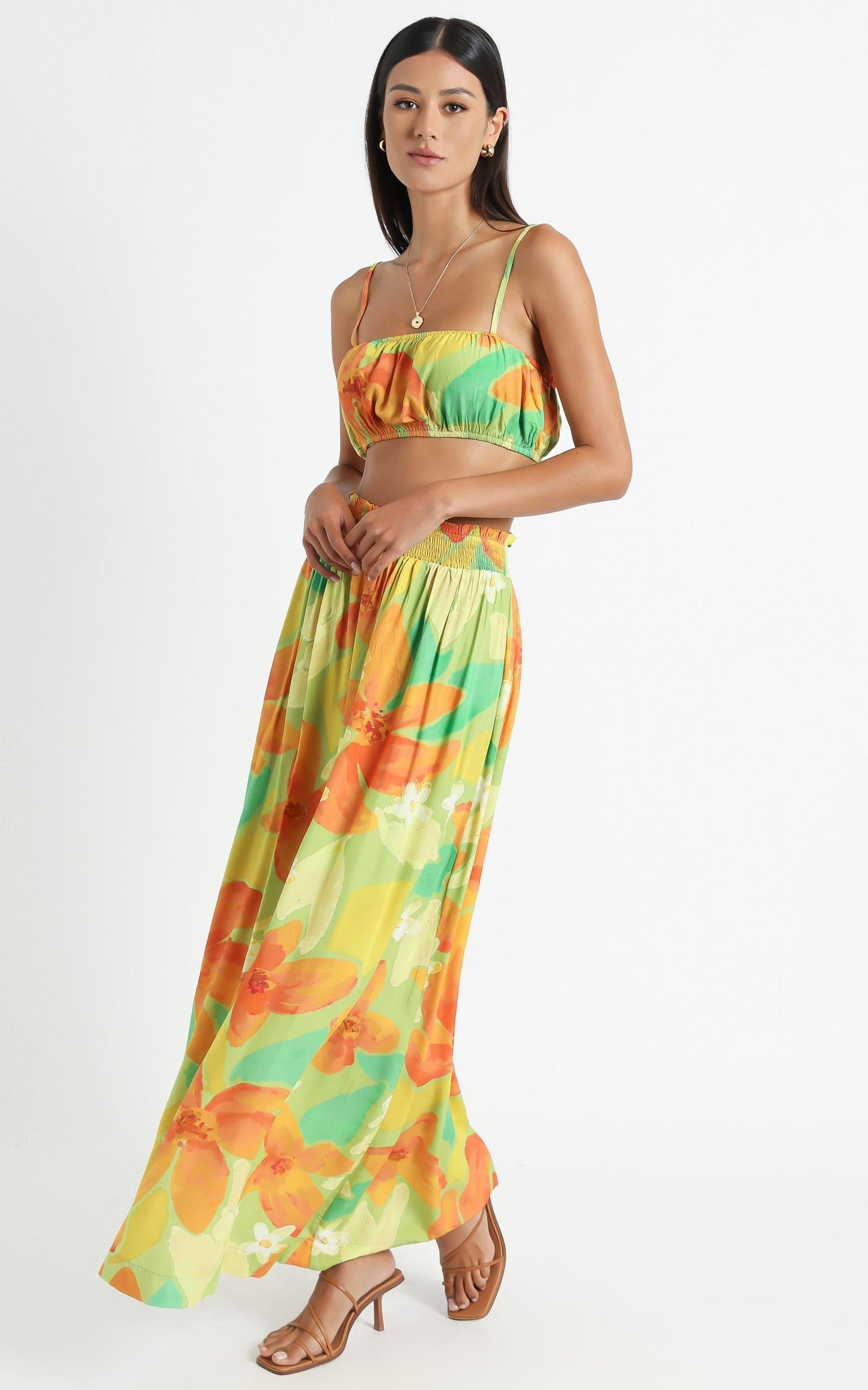 Kauai Two Piece Set in Tropical Floral