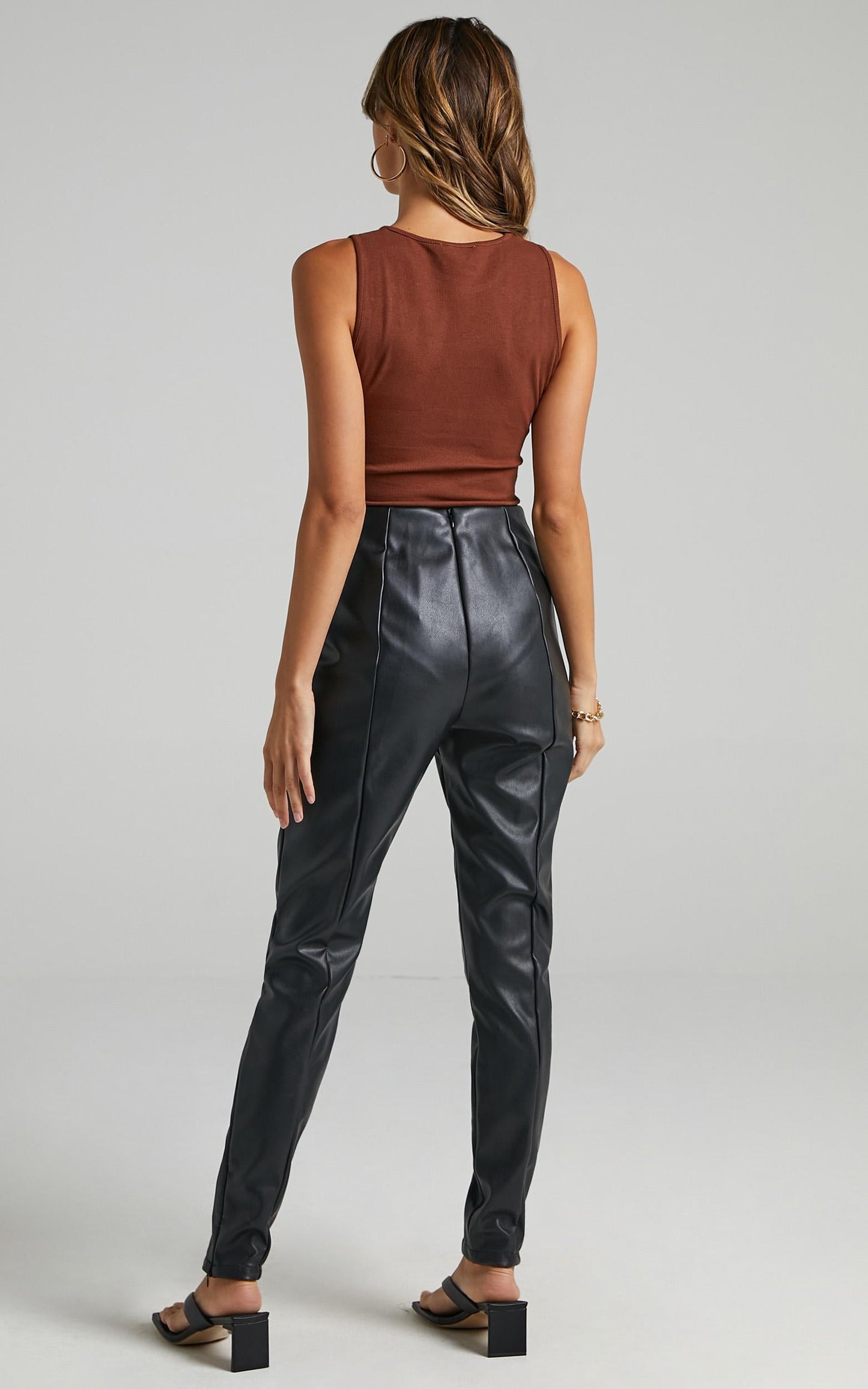 Kehlani Pants in Black Leatherette