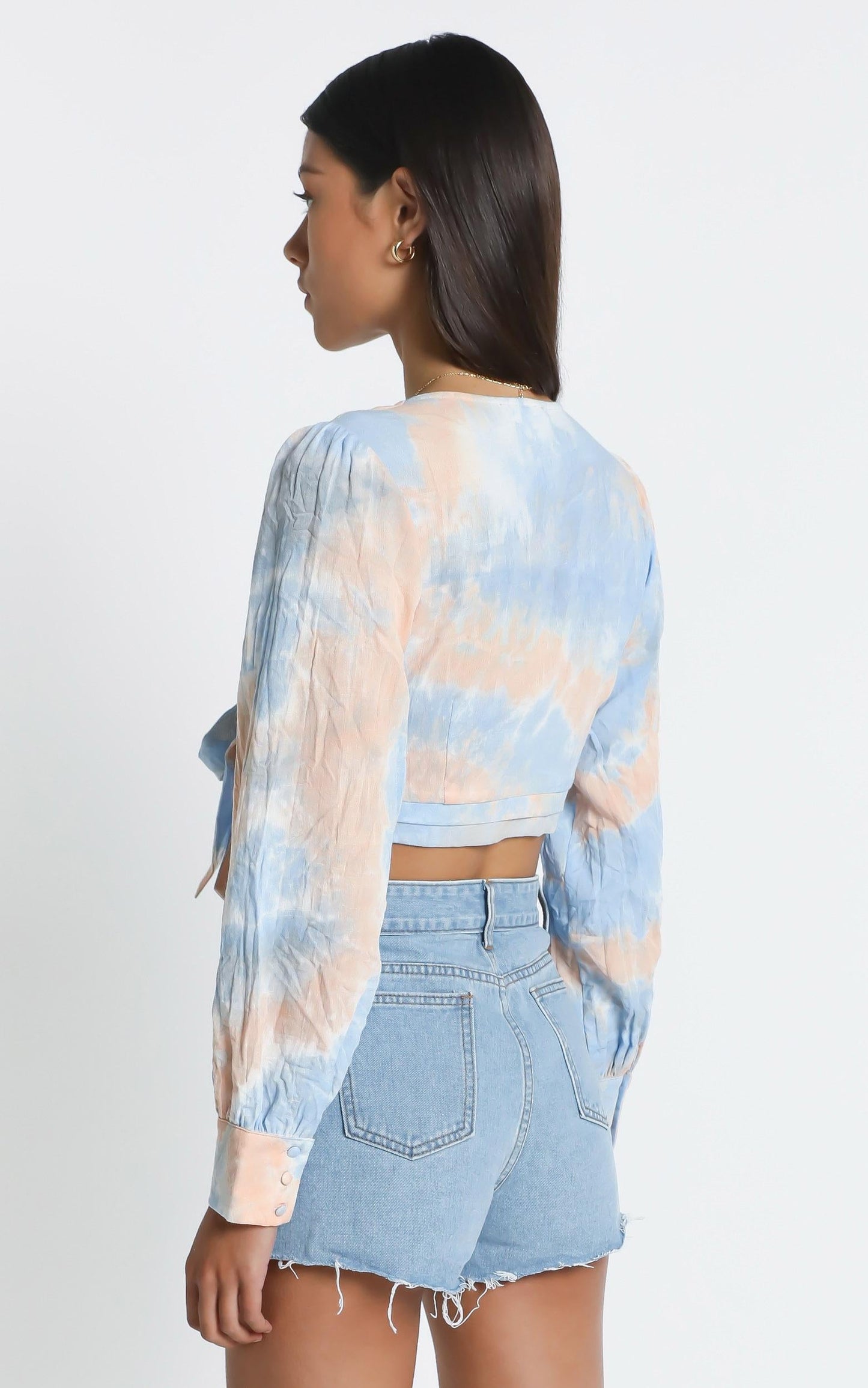 Kender Top in Blue Multi