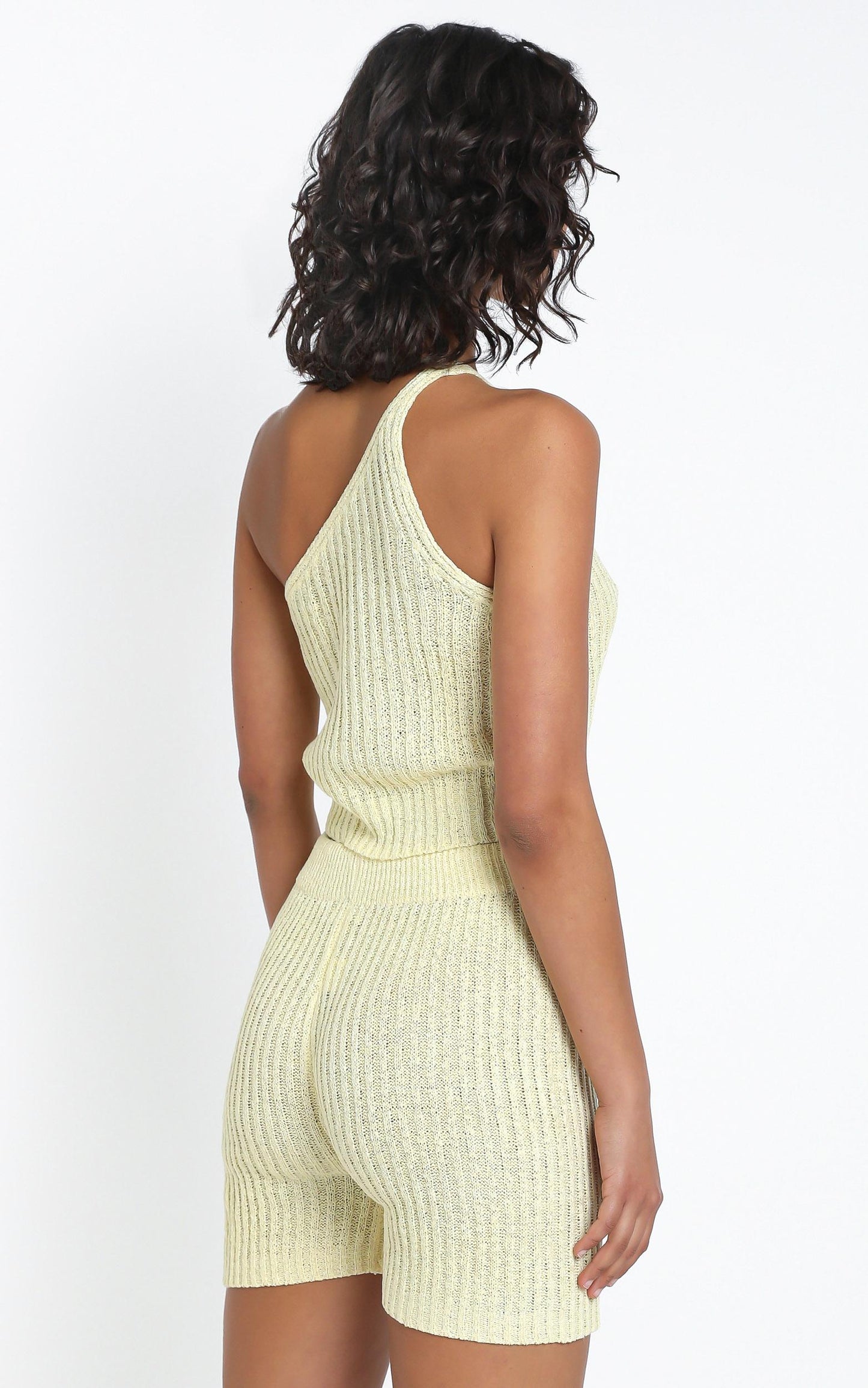 Kerry Knit Shorts in Yellow