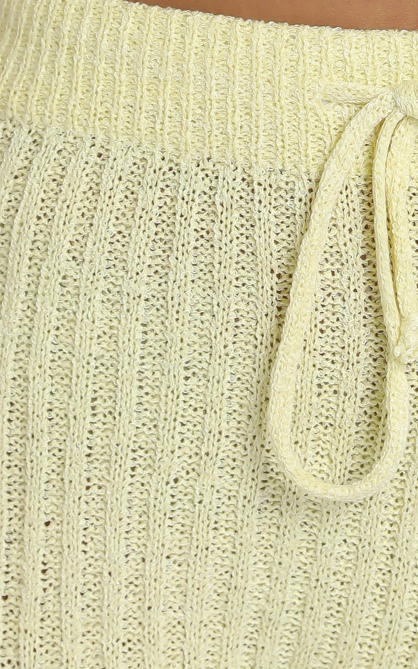 Kerry Knit Shorts in Yellow